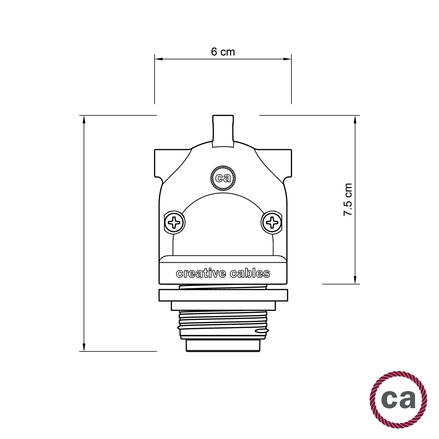 Eiva-2 - Outdoor double outlet lamp holder IP65 E27 fitting for Modulair system - Black - Image 8