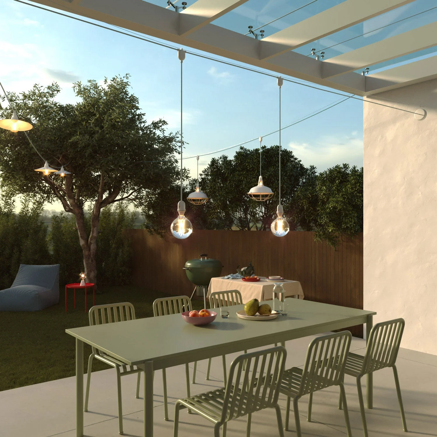 EIVA-3 3-way IP65 connector for outdoor use - Modulair System - White - Image 3