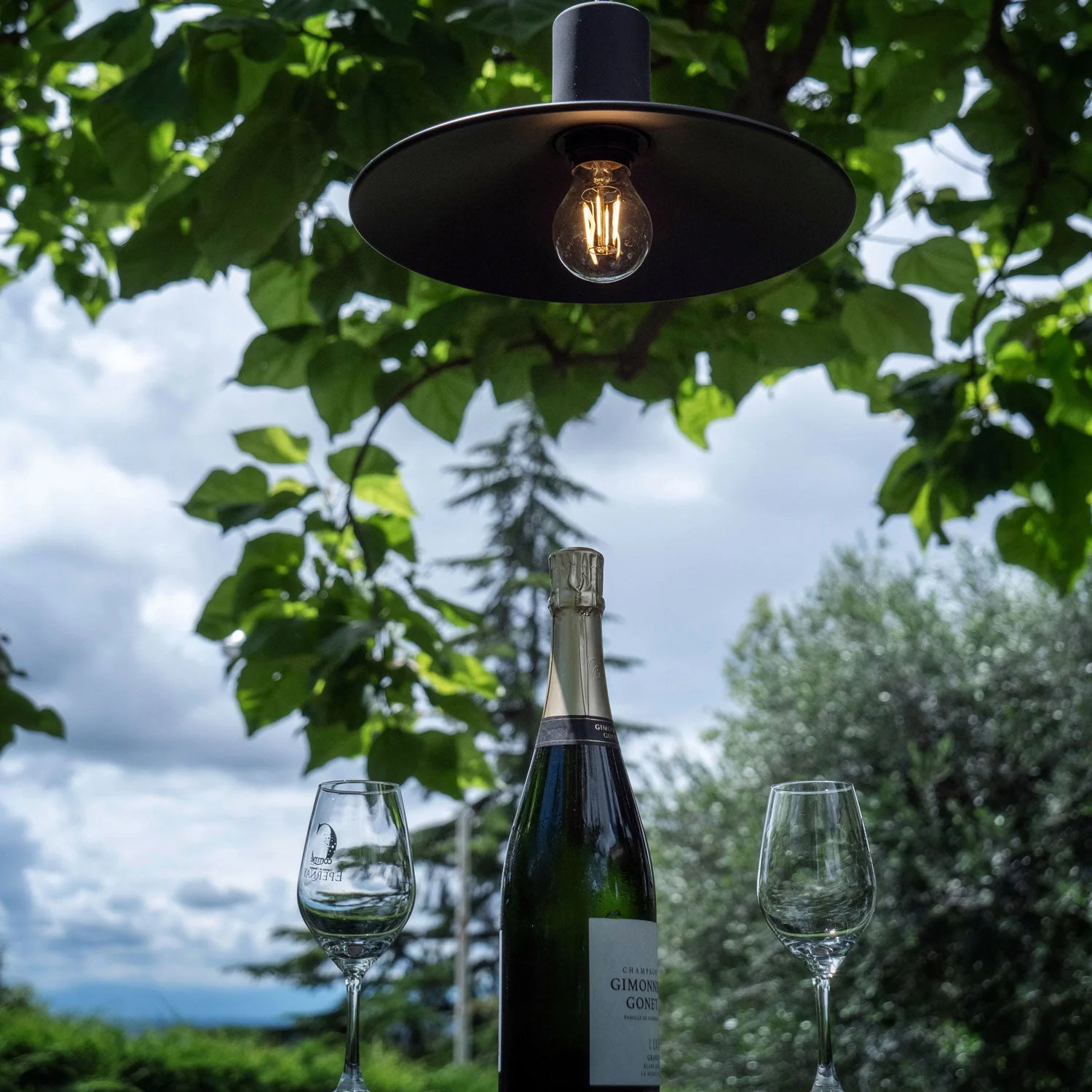 EIVA ELEGANT IP65 Outdoor Lamp holder Kit in Silicone for E27 Lampshade - Modulair System - White - Image 4