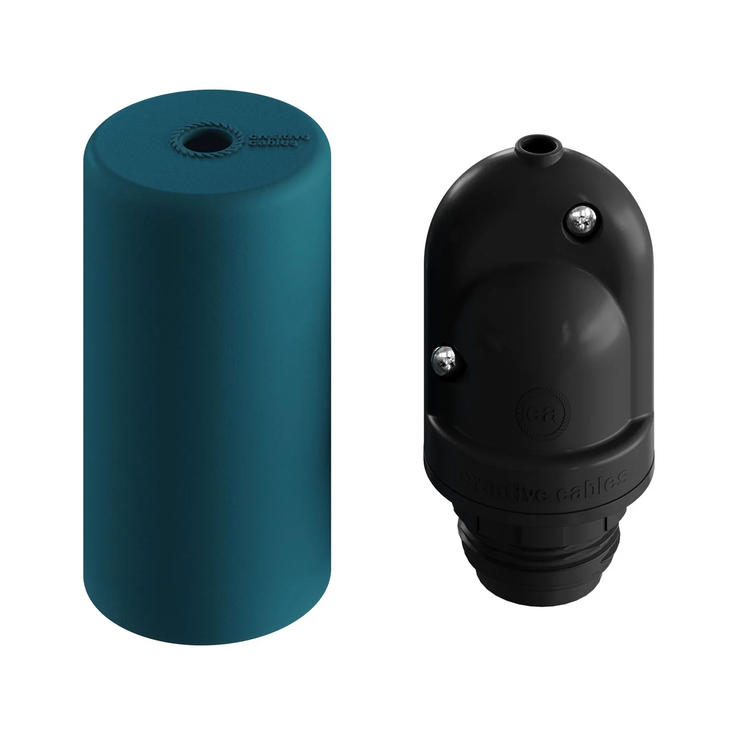 EIVA ELEGANT, outdoor E27 IP65 silicone lamp holder kit for Modulair system - Petrol - Image 6