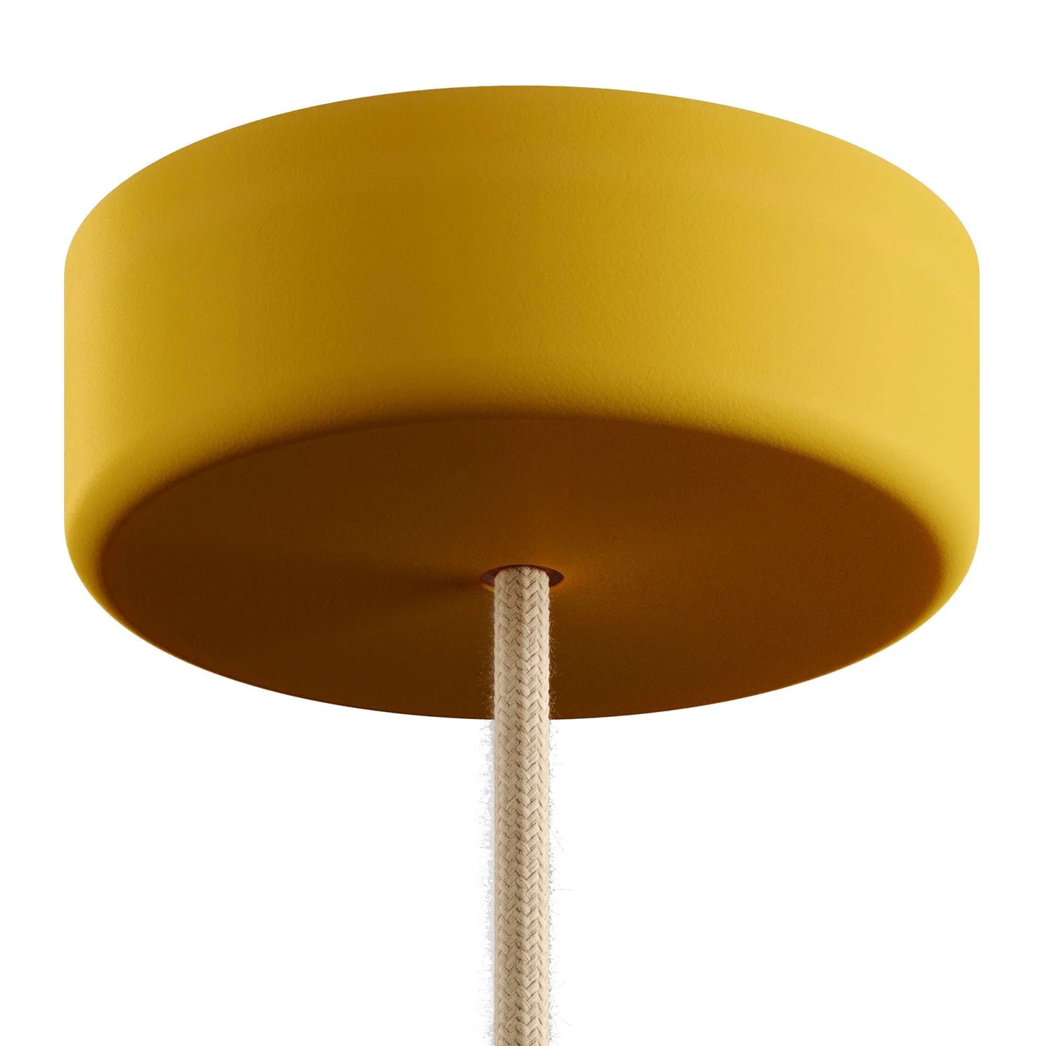 EIVA Soft Touch silicone ceiling rose kit for outdoor use IP65 - Modulair System - Mustard