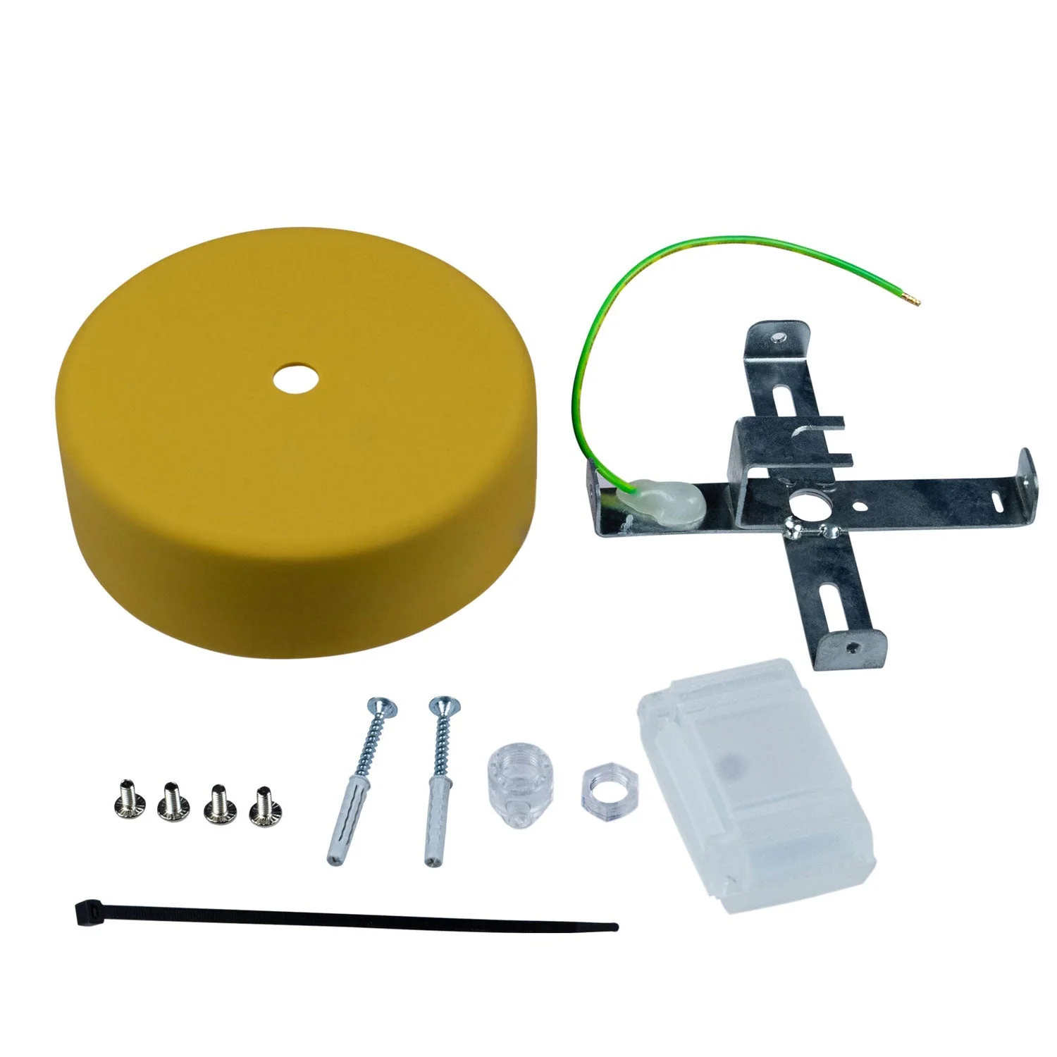 EIVA Soft Touch silicone ceiling rose kit for outdoor use IP65 - Modulair System - Mustard - Image 3