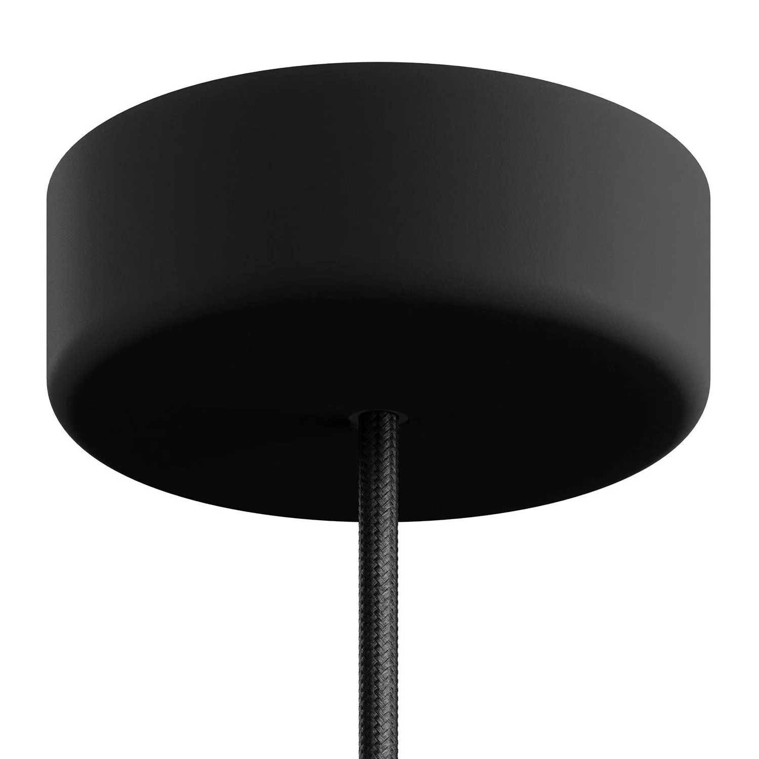 EIVA Silicone Soft Touch Ceiling Rose Kit for Outdoor IP65 - Modulair System - Black
