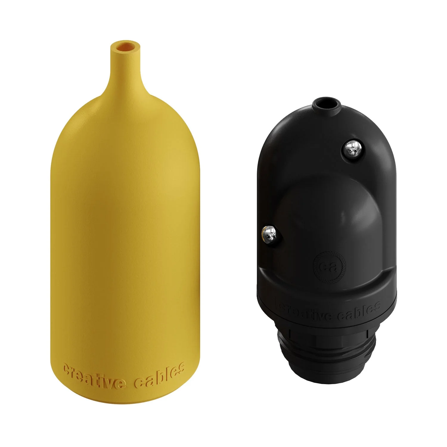 EIVA PASTEL Kit Lamp holder IP65 for Outdoor Use in Silicone E27 - Modulair System - Mustard - Image 6