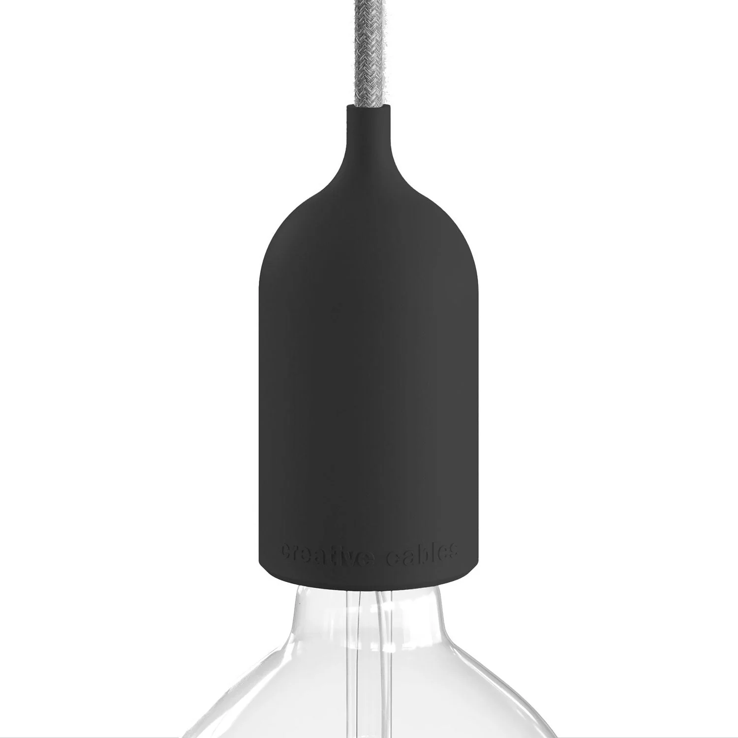 EIVA PASTEL IP65 Outdoor Silicone Lamp holder Kit E27 - Modulair System - Black