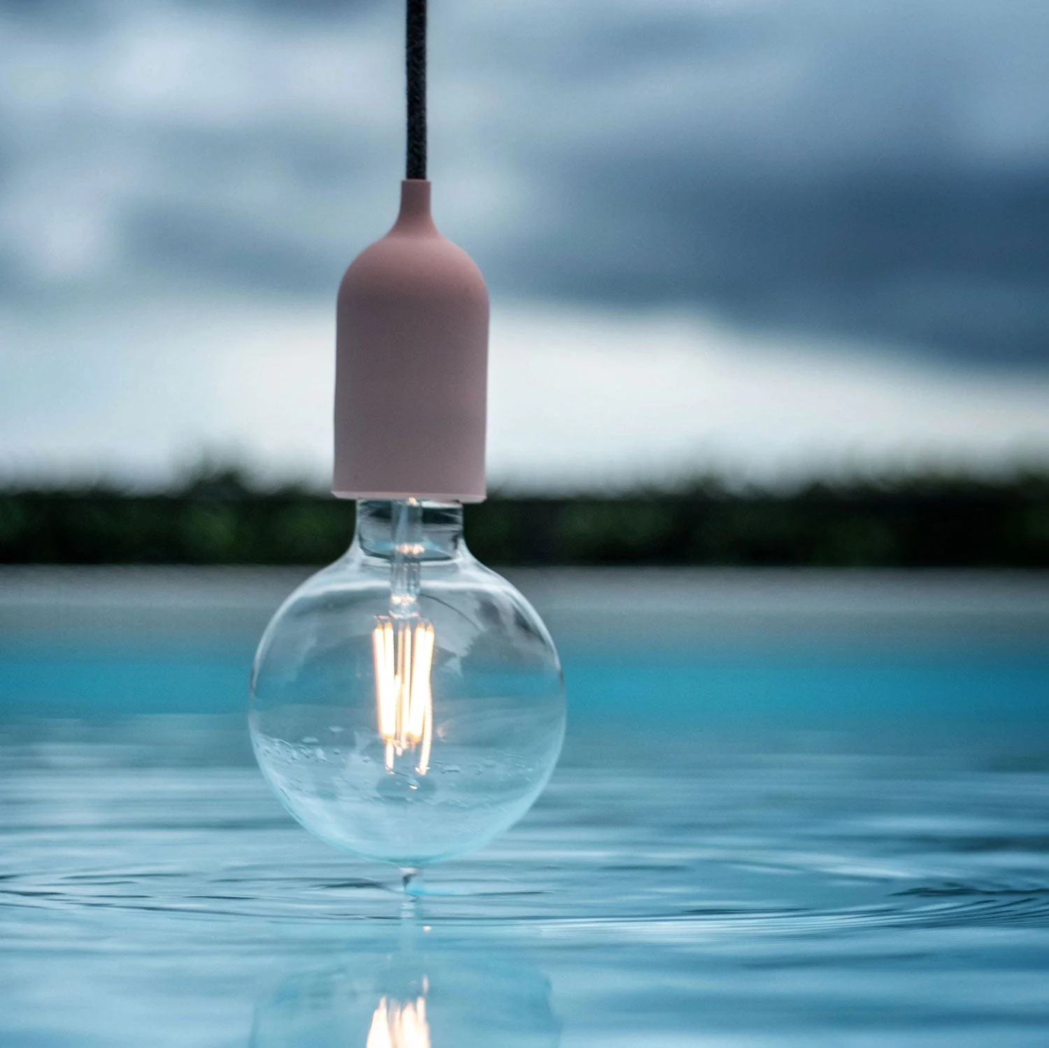 EIVA PASTEL IP65 Lamp holder Kit for Outdoor Use in Silicone E27 - Modulair System - Salmon - Image 4