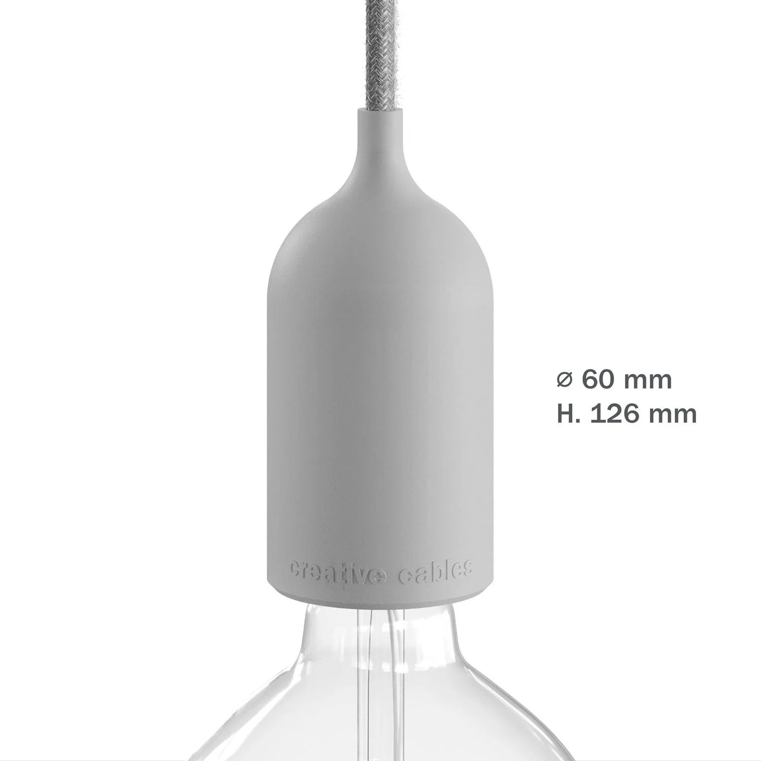 EIVA PASTEL IP65 Lamp holder Kit for Outdoor Use in Silicone E27 - Modulair System - Salmon - Image 8
