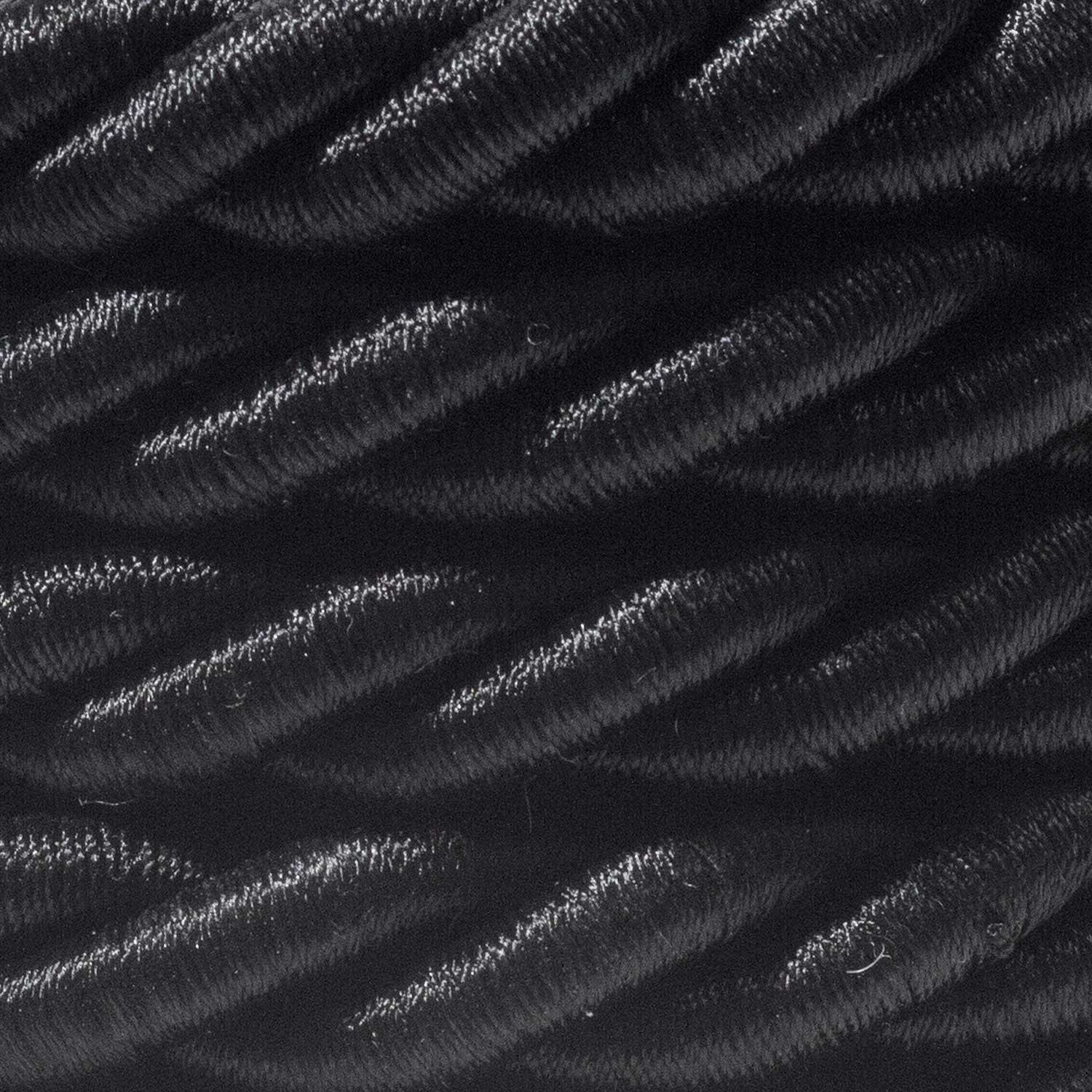 3x0.75 electric cord covered in glossy black fabric