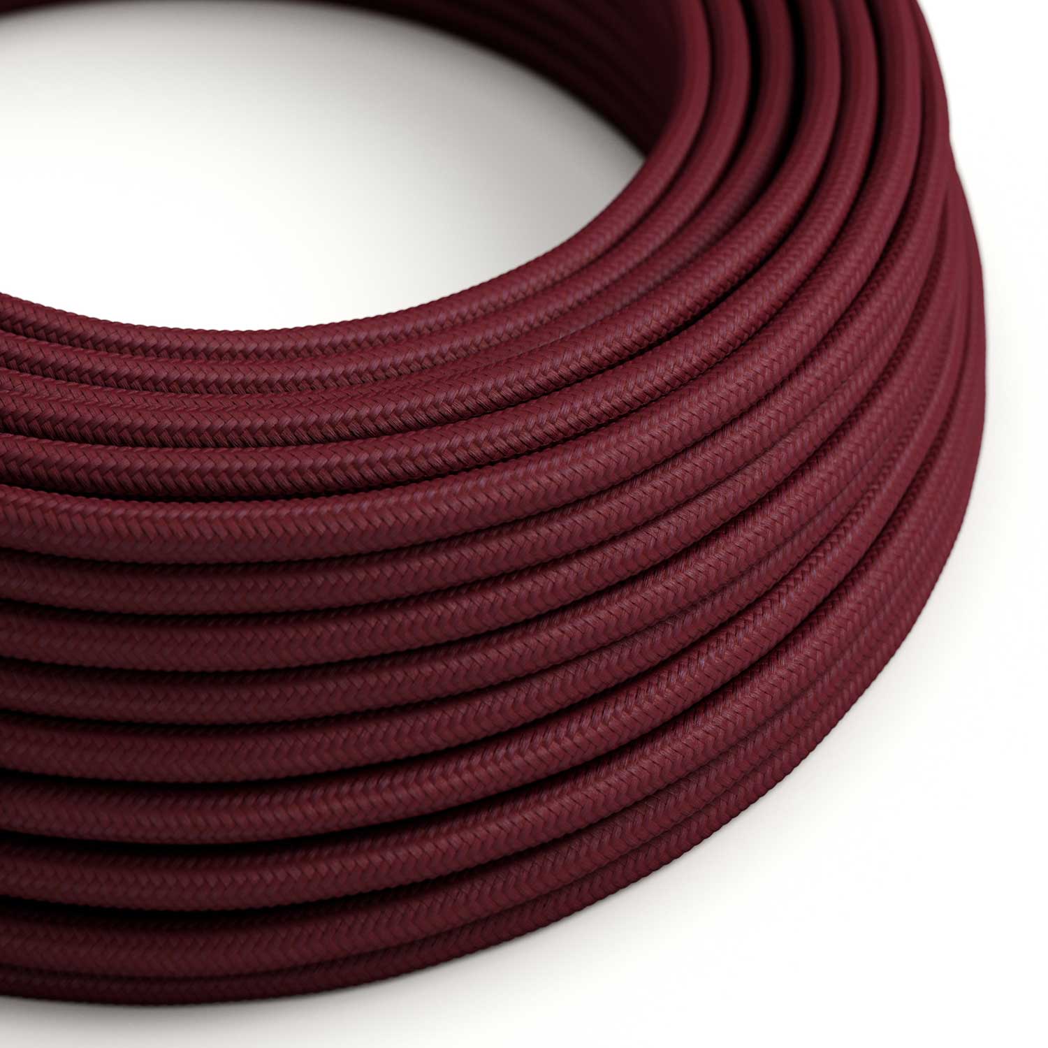Bordeaux fabric cable - L'Originale Creative Cables, for lamps and chandeliers - RM19