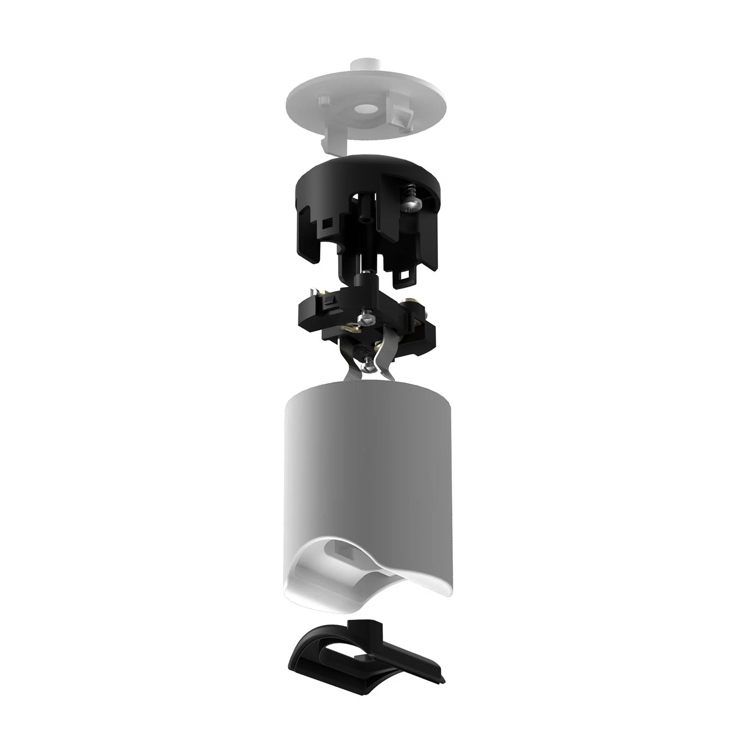 Esse14 lamp holder kit for pendant lamps with S14d fitting - White - Image 2
