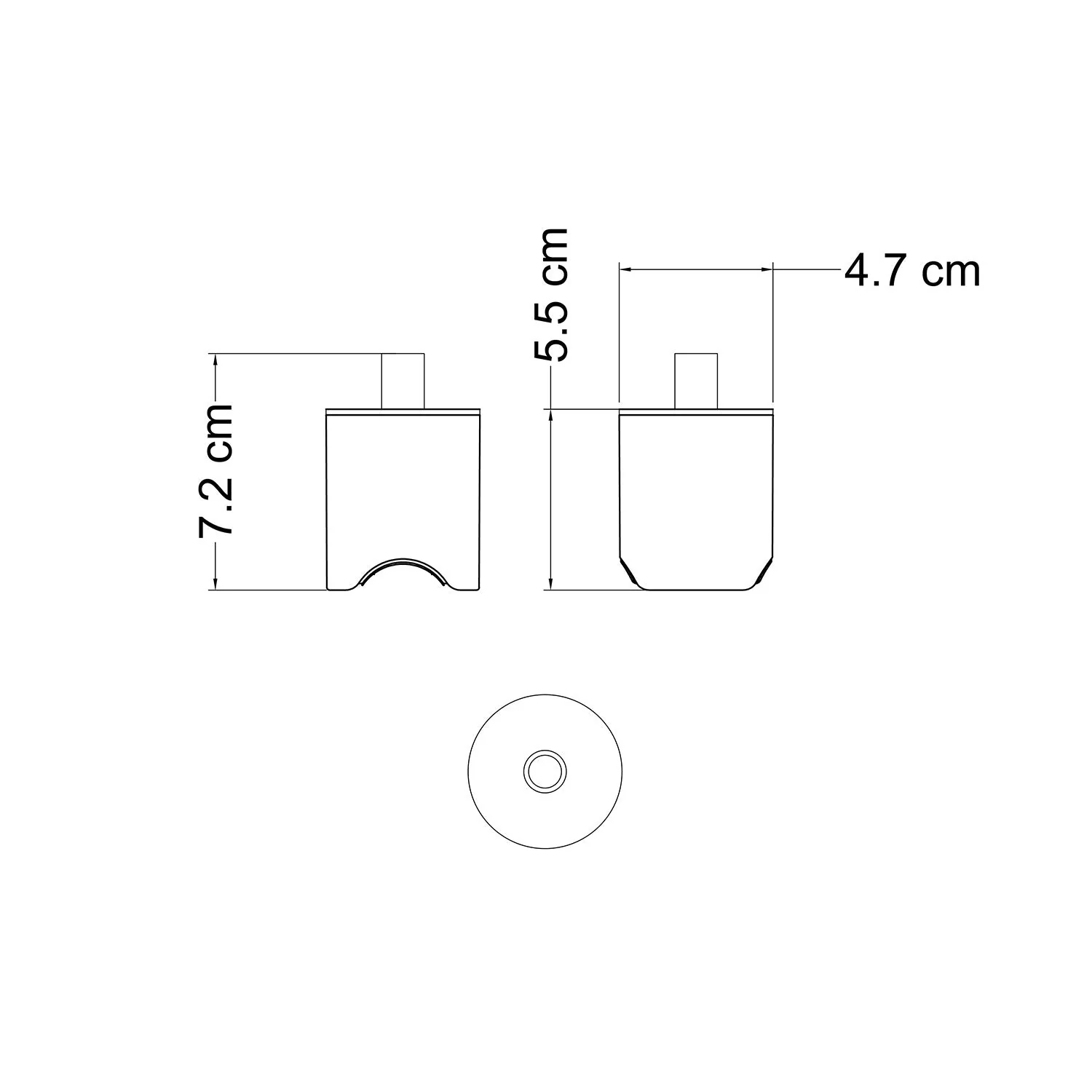 Esse14 lamp holder kit for pendant lamps with S14d fitting - White - Image 7