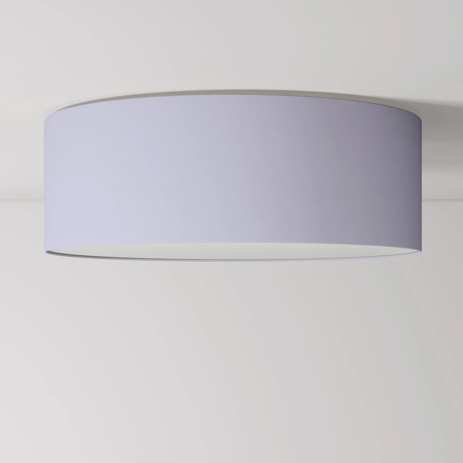 Large ceiling lamp in fabric - Made in Italy - Teletta Lilac