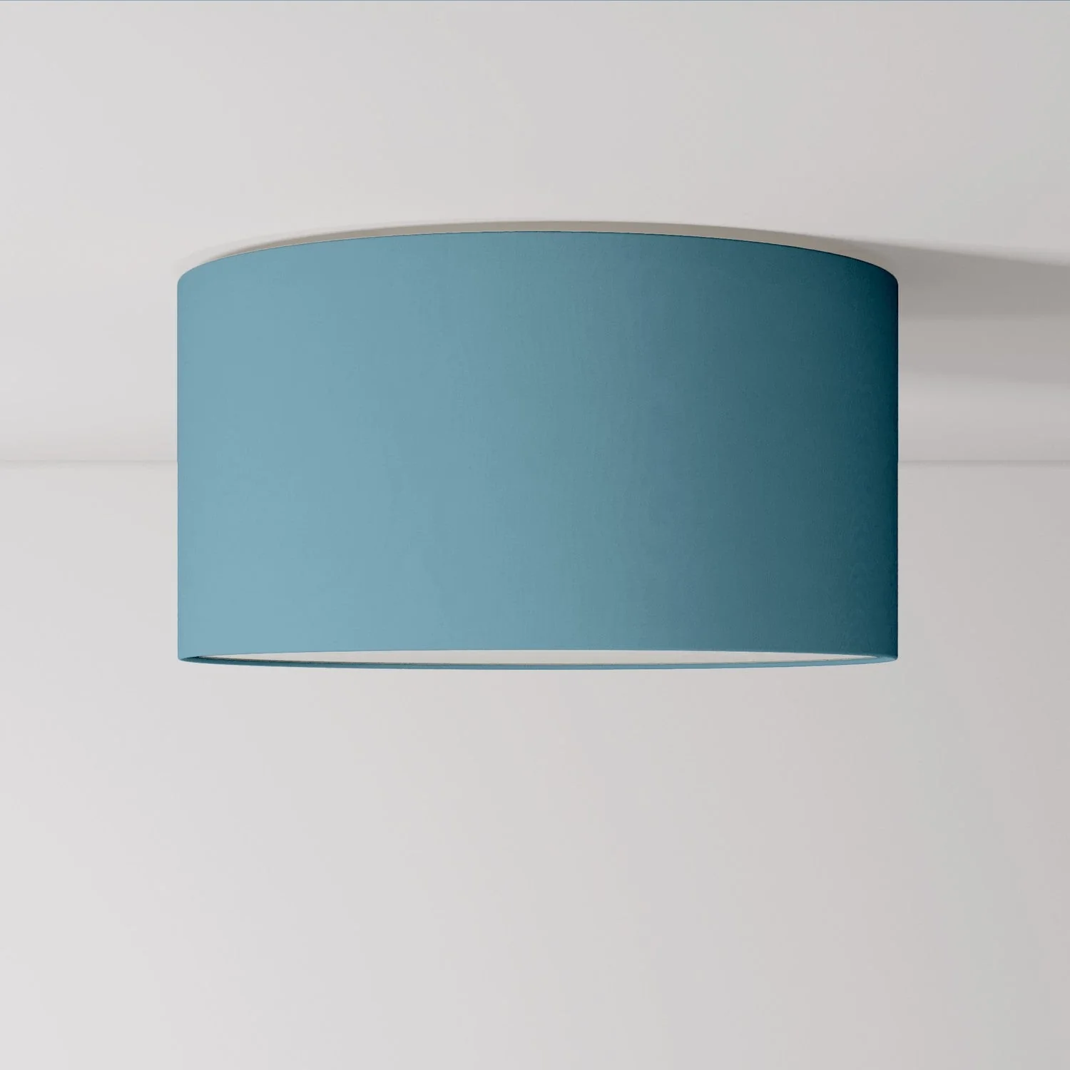 Medium fabric ceiling light Teletta severe blue - Made in Italy