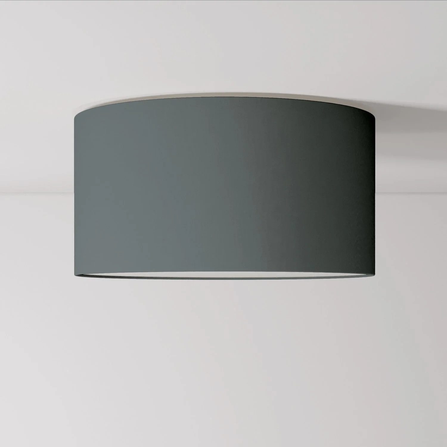Medium fabric ceiling light - Made in Italy - Dark Gray Canvas