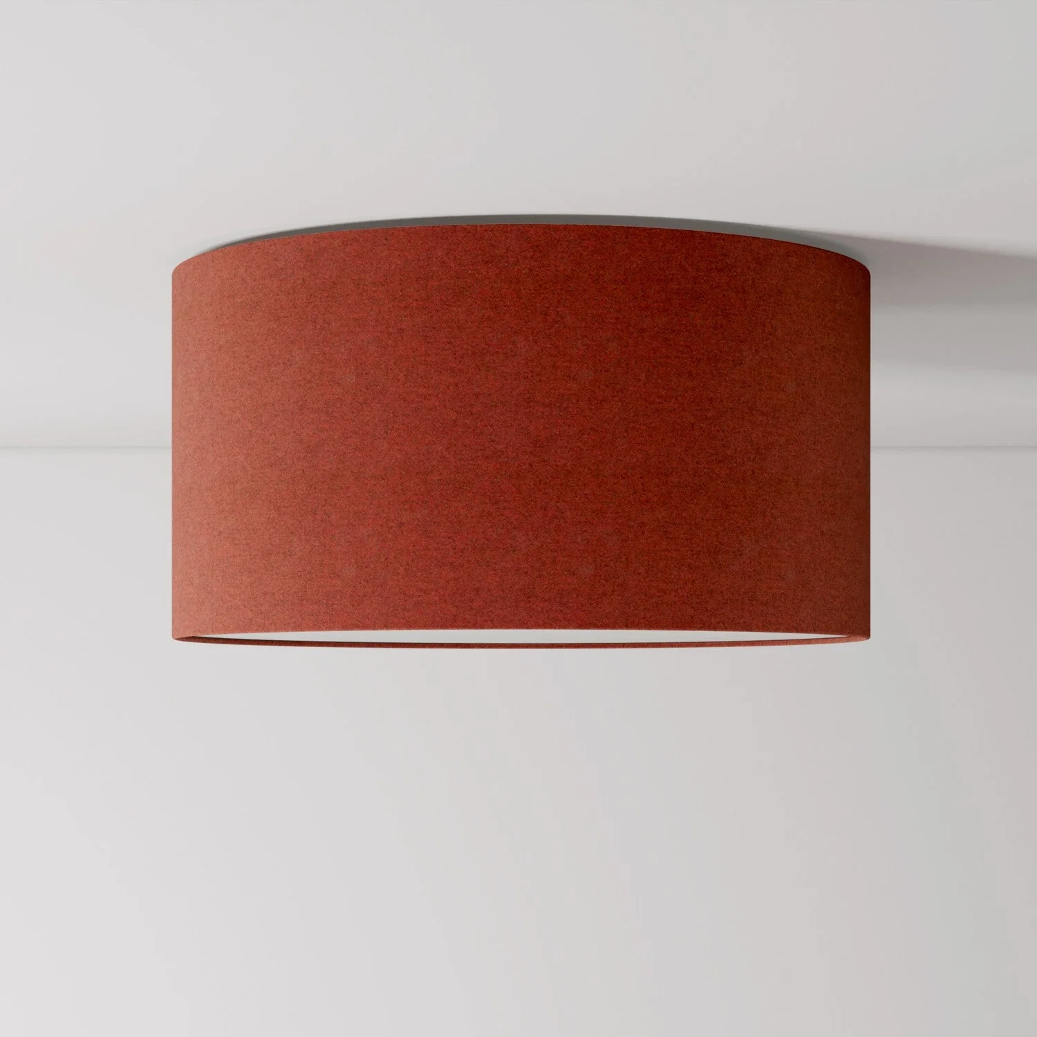 Medium Fabric Ceiling Light - Made in Italy - Lobster Wool