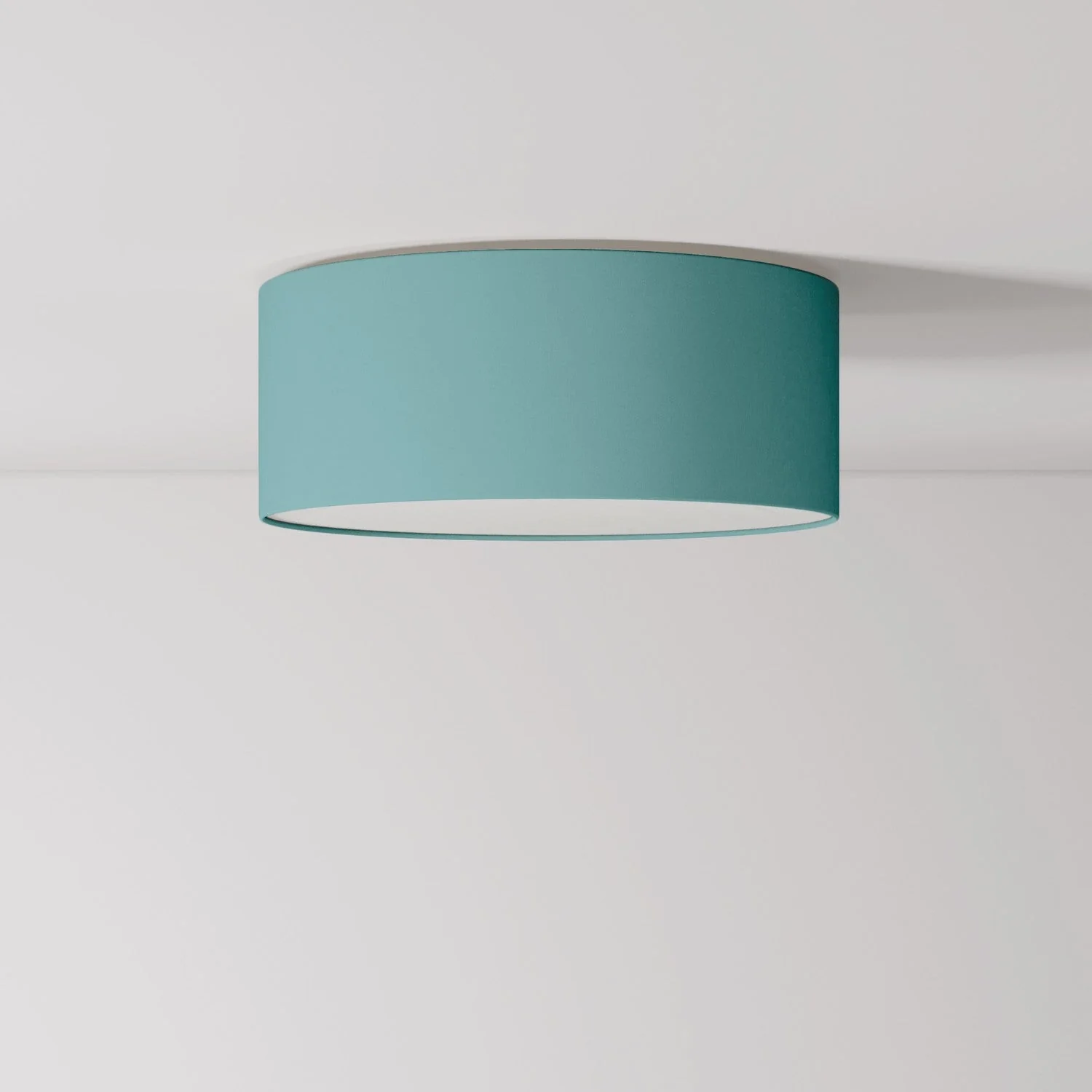 Small fabric ceiling light - Made in Italy - Teletta Verde Dubbio