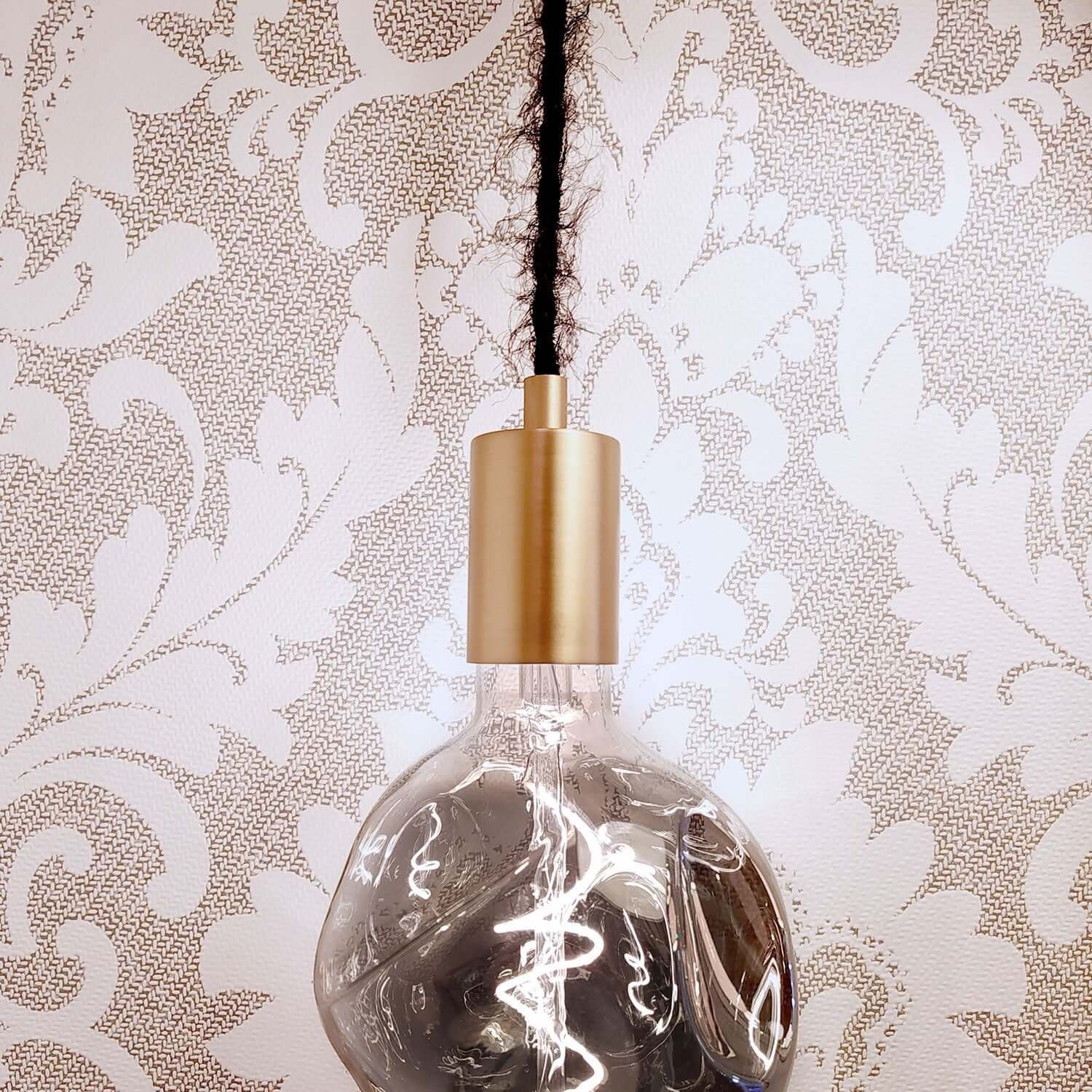 Carbon Black Marlene fabric electrical cable - The Original Creative Cables, ideal for creative chandeliers - TP04 - Image 5