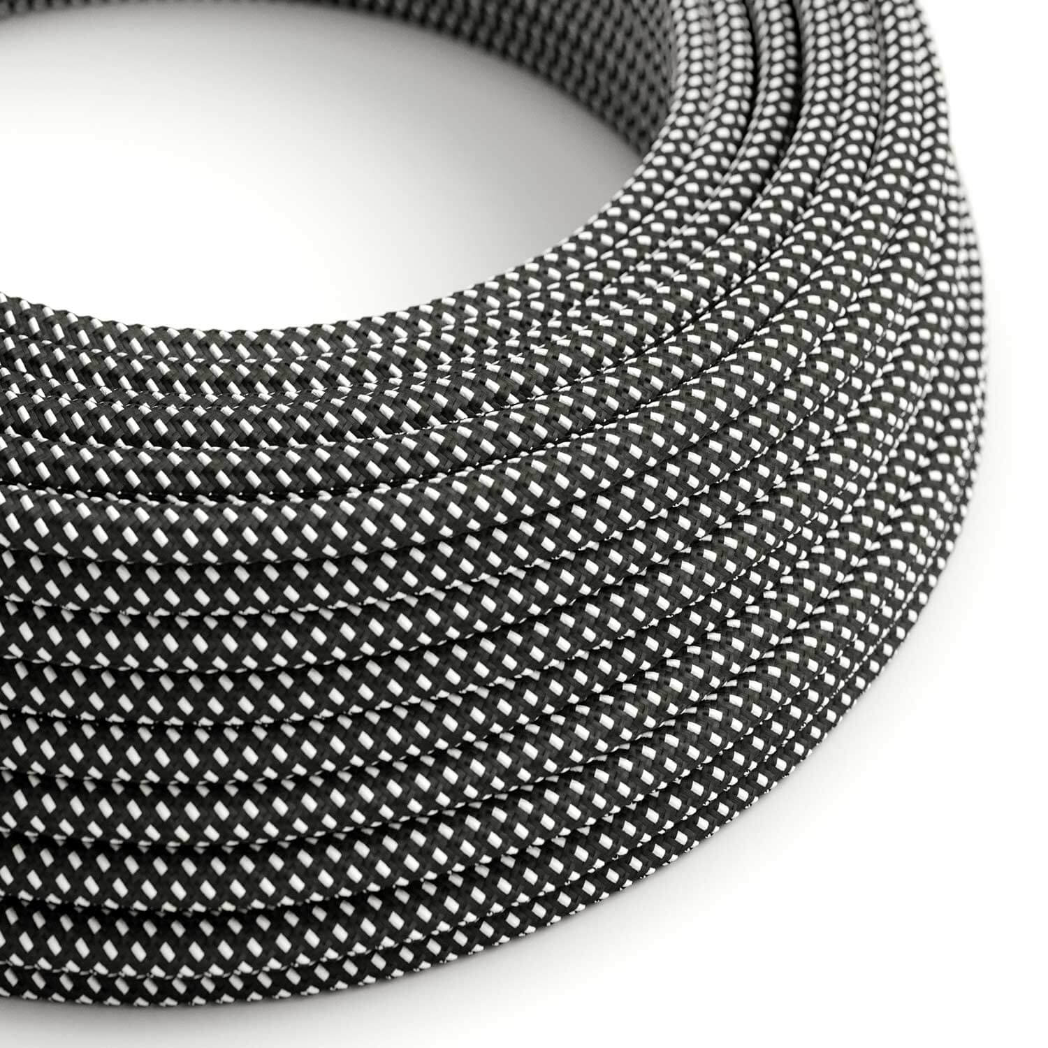 Textile cable for lighting Cielo Stellato 3D - The Original Creative Cables, for pendant and wall lamps - RT41