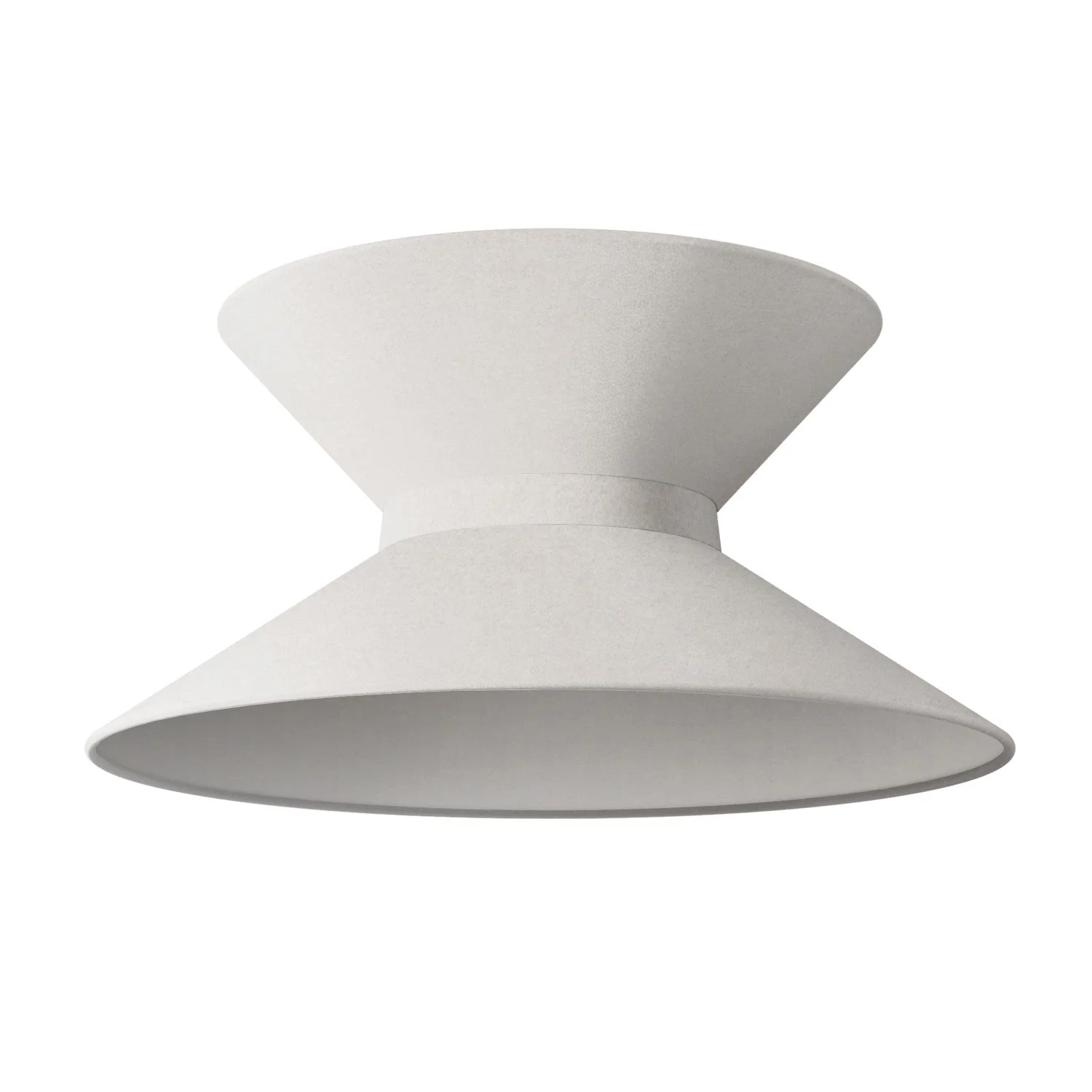 Clessidra fabric lampshade for pendant lamp - Sand Wool
