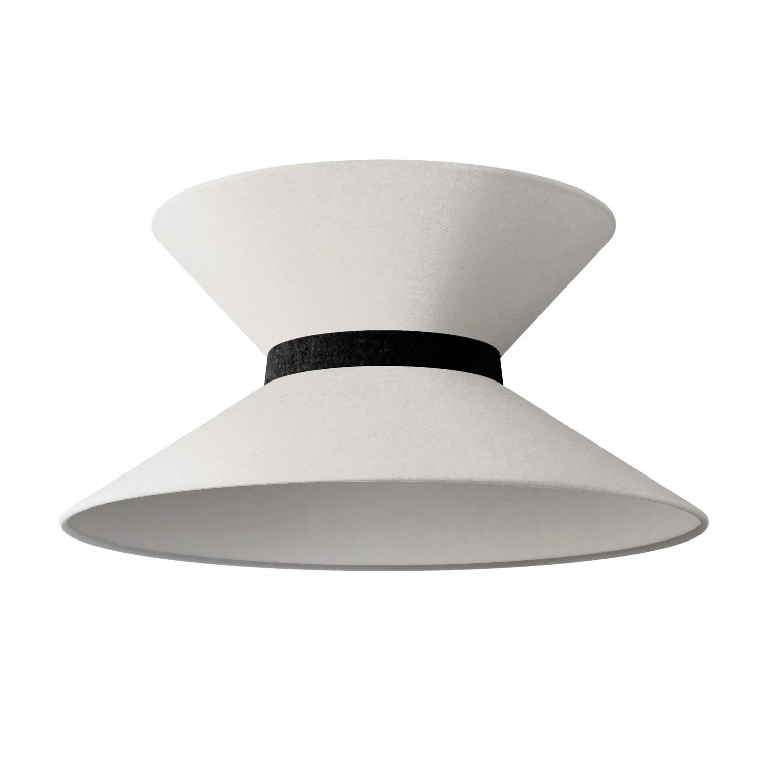 Clessidra fabric lampshade for pendant lamp - Sand Wool - Image 10