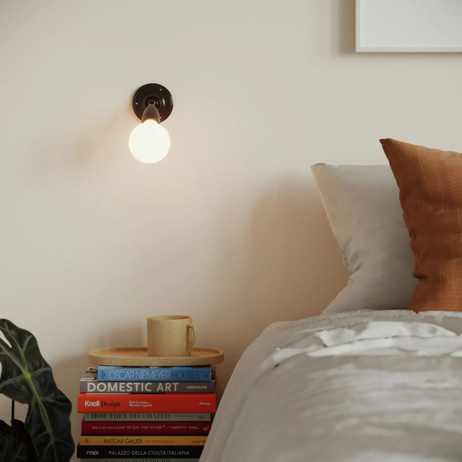 Fermaluce 90° Colour, the adjustable porcelain wall or ceiling light fitting - Black - Image 3