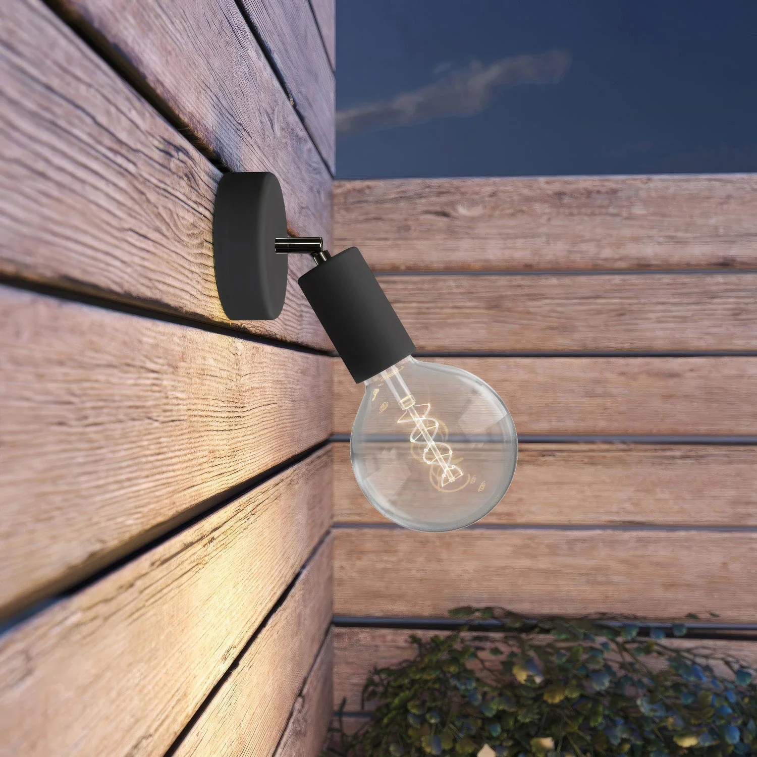 Fermaluce EIVA ELEGANT with adjustable joint, canopy and socket for wet locations - Black - Image 2
