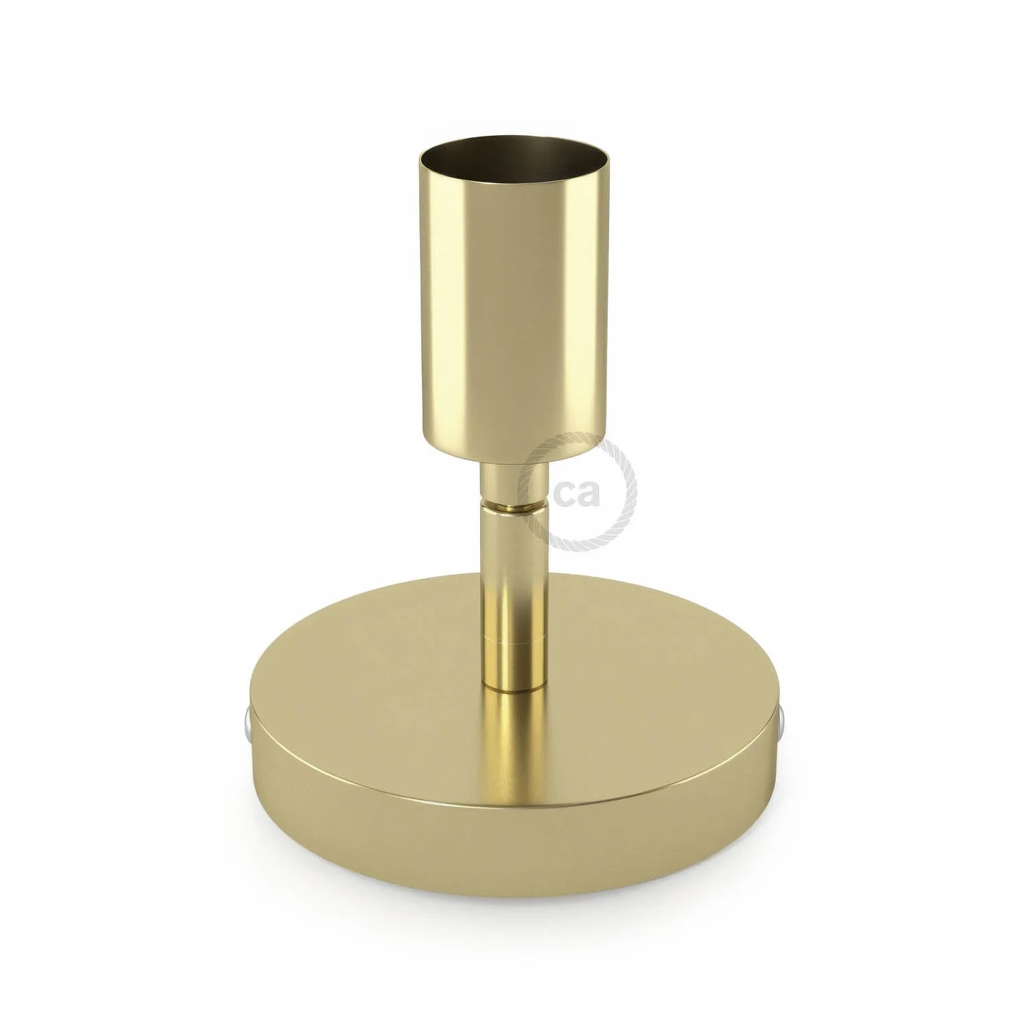 Fermaluce Metal 90°, adjustable wall or ceiling light point - Brass - Image 3
