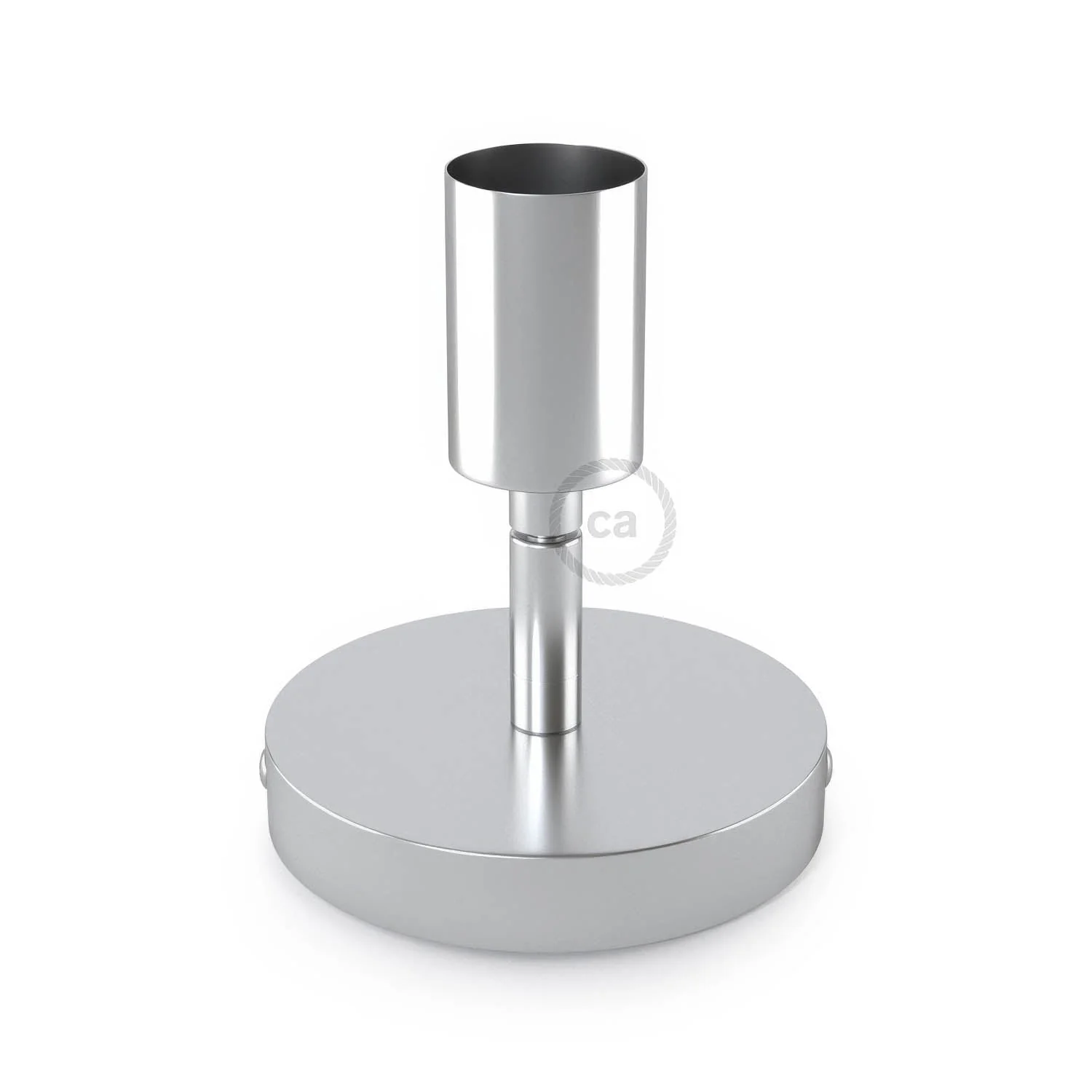 Fermaluce Metal 90°, adjustable light point for wall or ceiling - Chrome - Image 3