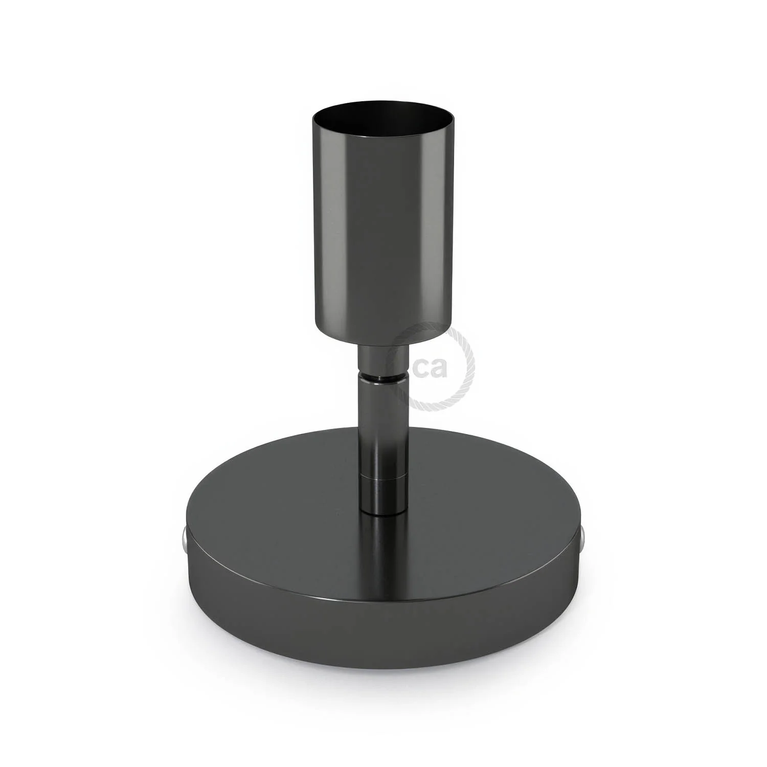 Fermaluce Metal 90°, the adjustable wall flush light - Black pearl - Image 3
