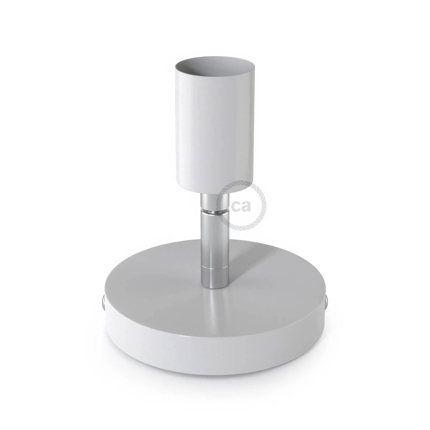 Fermaluce Metal 90°, the adjustable flush wall light - Glossy white - Image 3