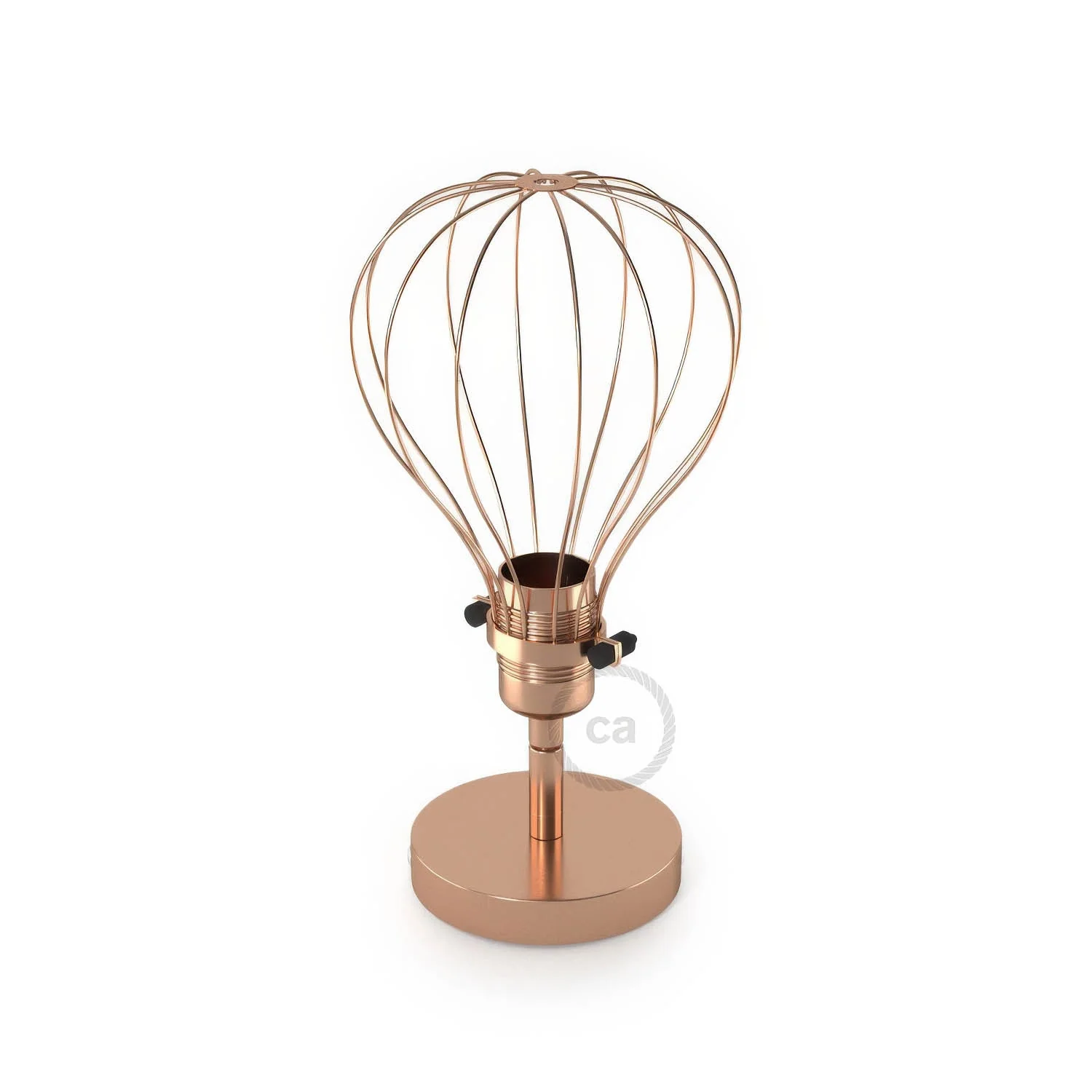 Fermaluce Metal 90° with Drop lampshade, adjustable wall lamp in metal - Copper - Image 4