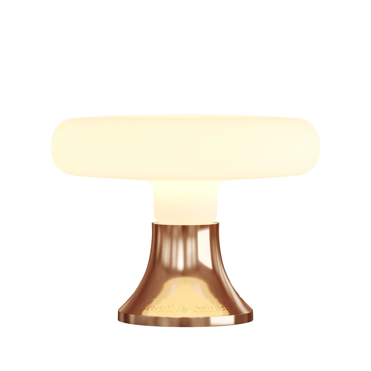 Fermaluce, metallic wall or ceiling light point - Copper