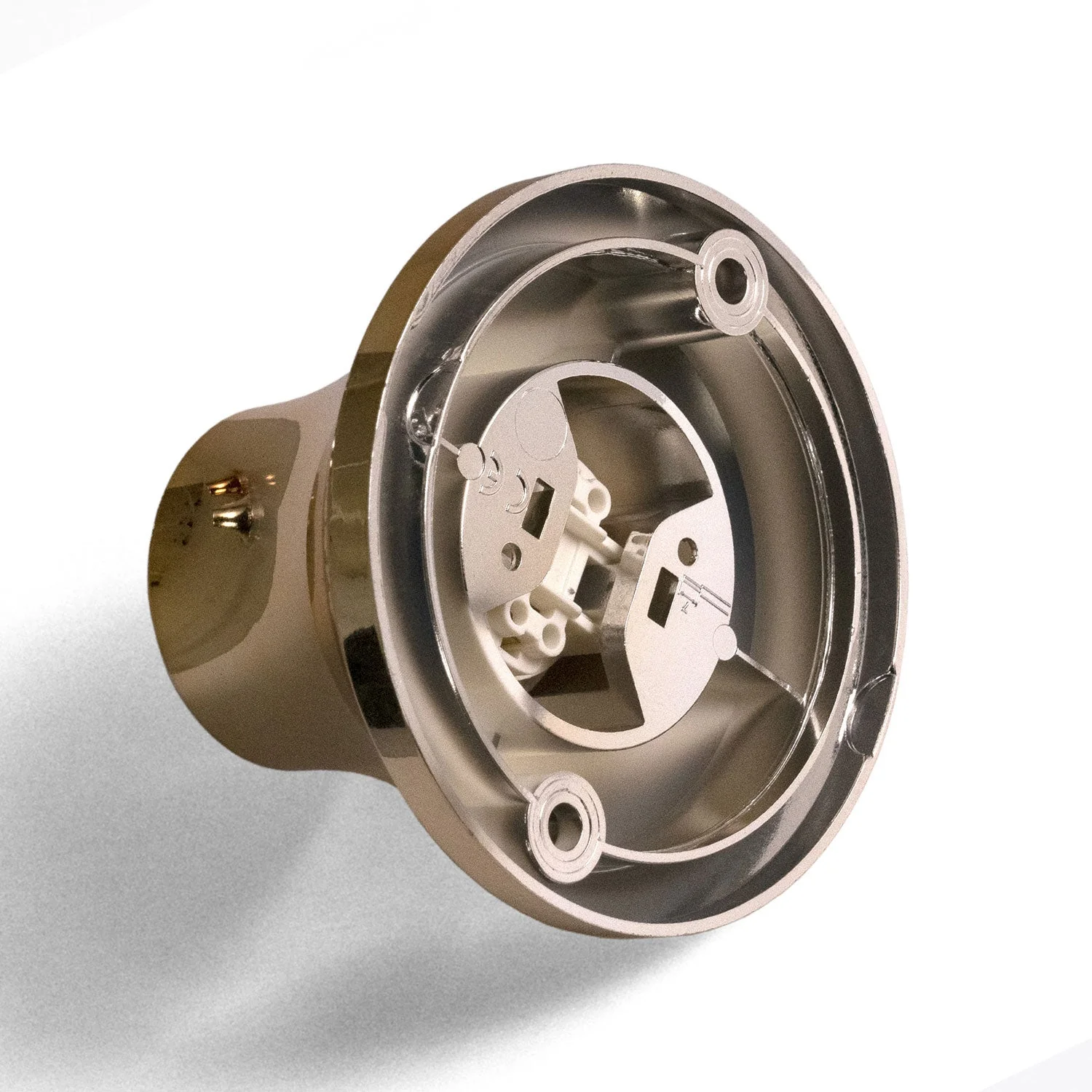 Fermaluce, metallic wall or ceiling light point - Gold - Image 3