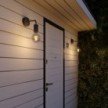 Fermaluce Modulair ELEGANT with L extension, ceiling rose and IP65 waterproof lamp holder - Black - Image 2