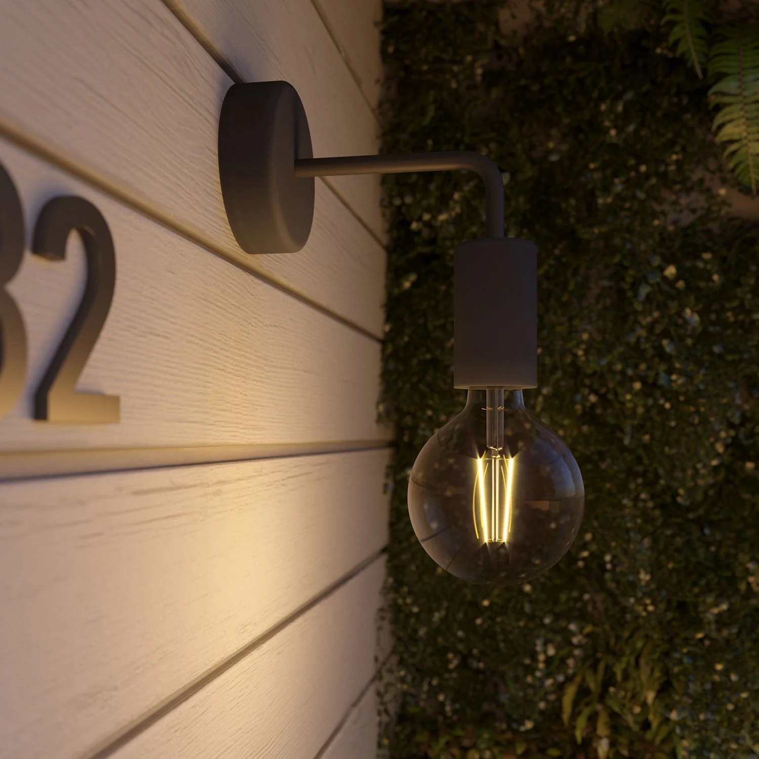 Fermaluce Modulair ELEGANT with L extension, ceiling rose and IP65 waterproof lamp holder - Black - Image 3
