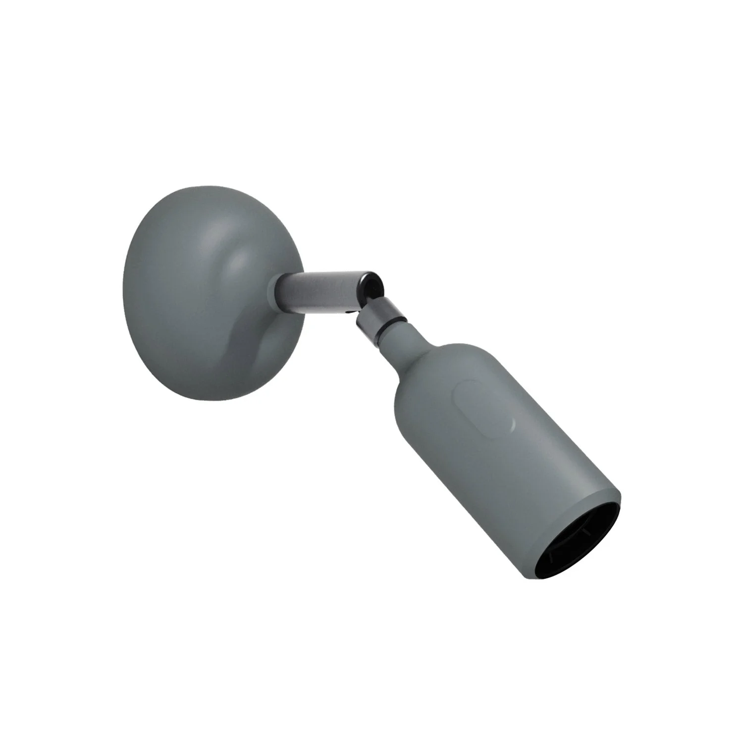 Silicone Fermaluce lamp with joint and built-in switch - Grey