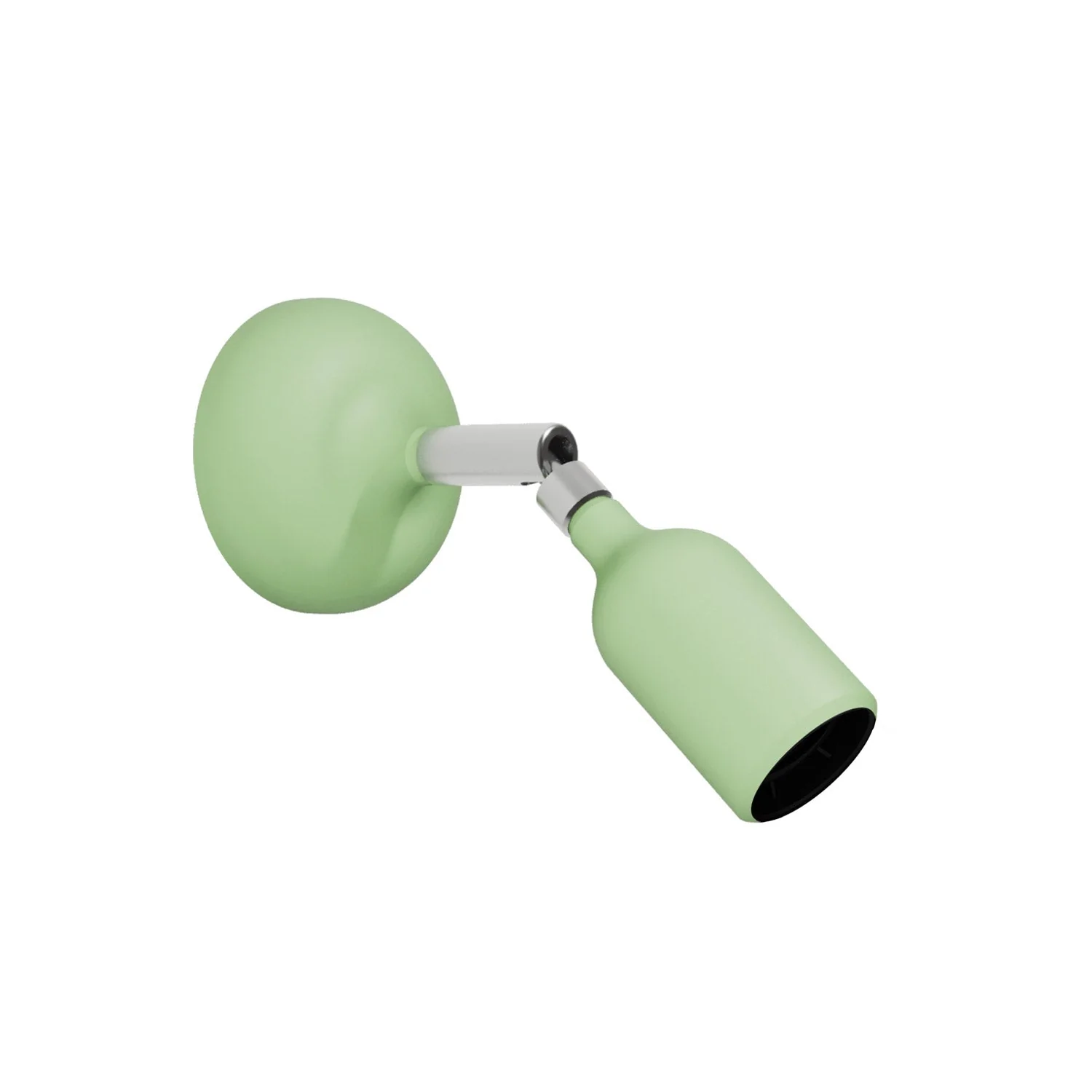 Silicone Fermaluce lamp with joint - Soft Green