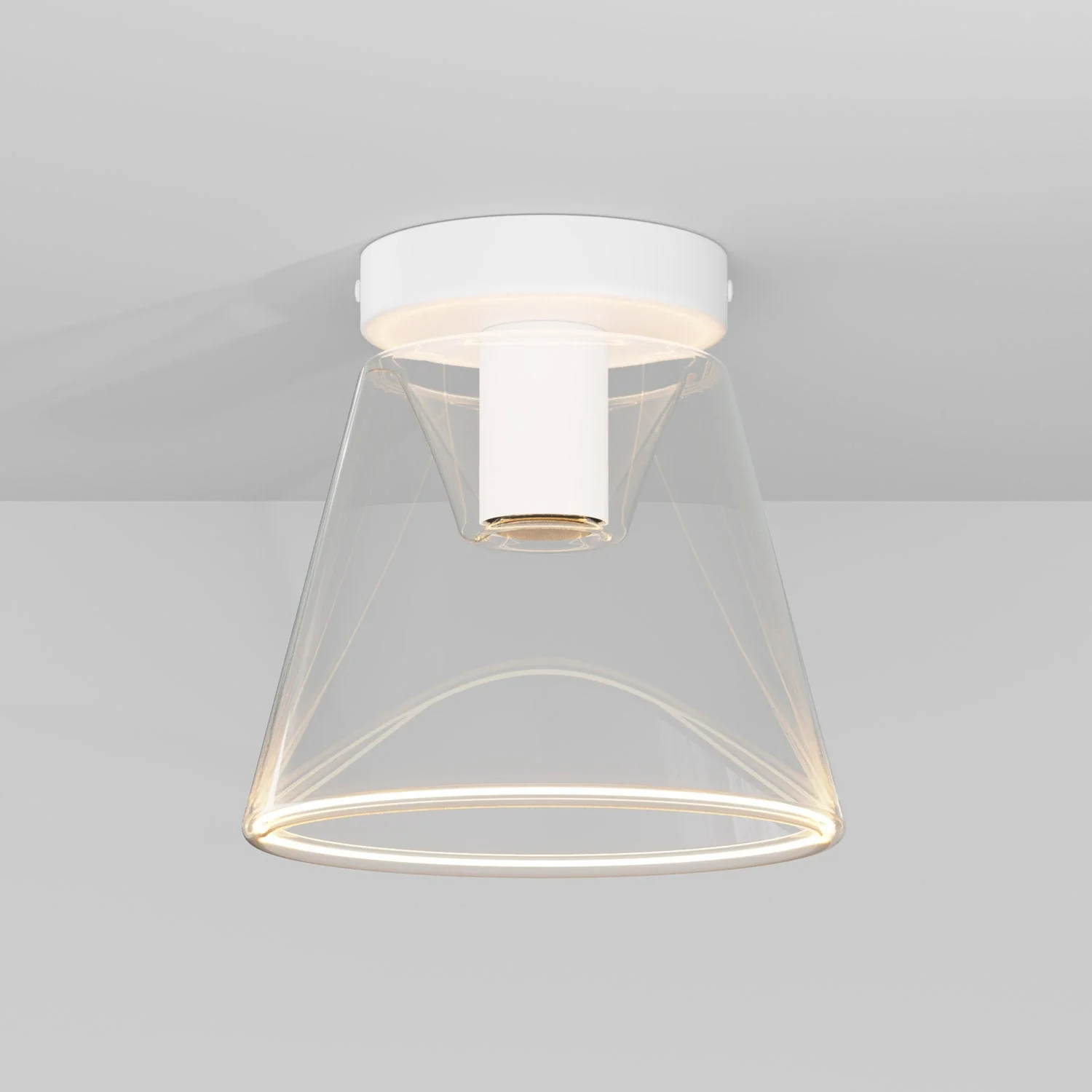 Fermaluce wall lamp Matte white with G01 bulb