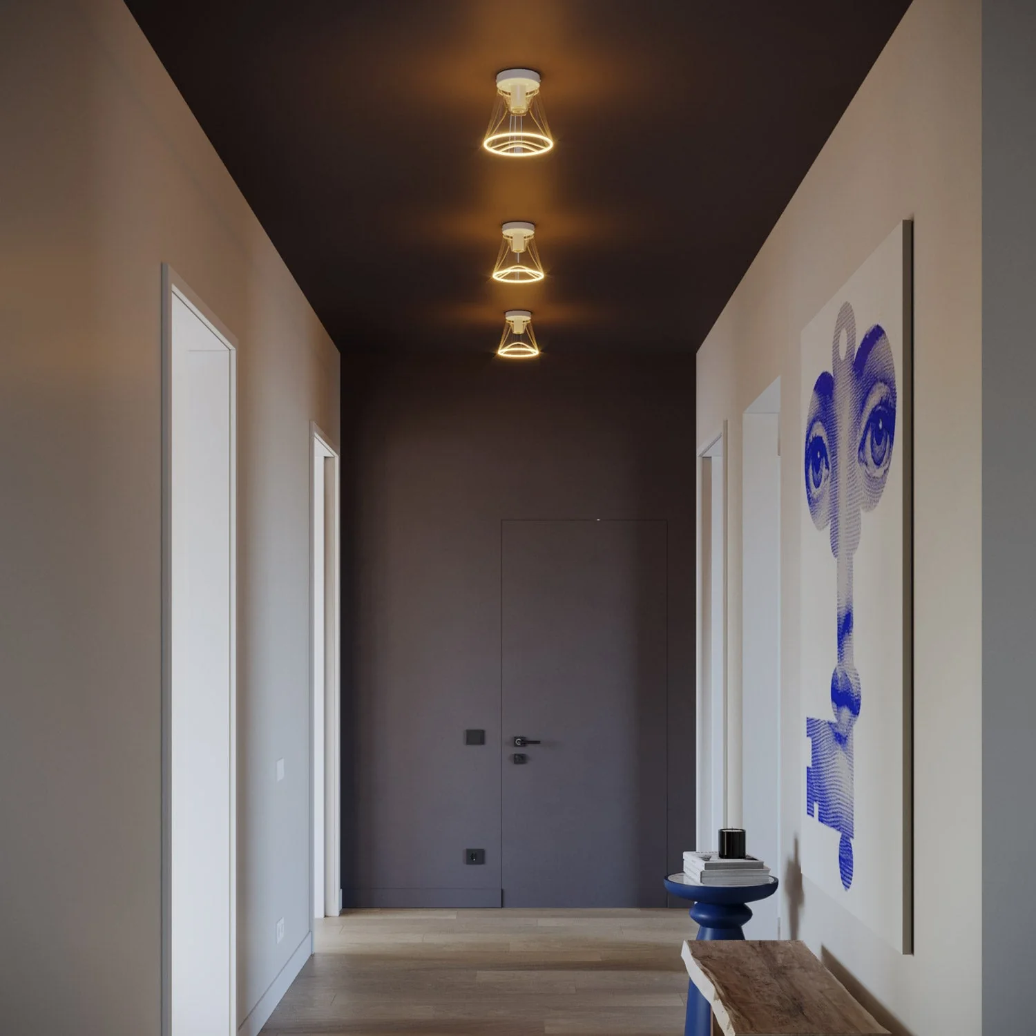 Fermaluce wall lamp Matte white with G01 bulb - Image 2