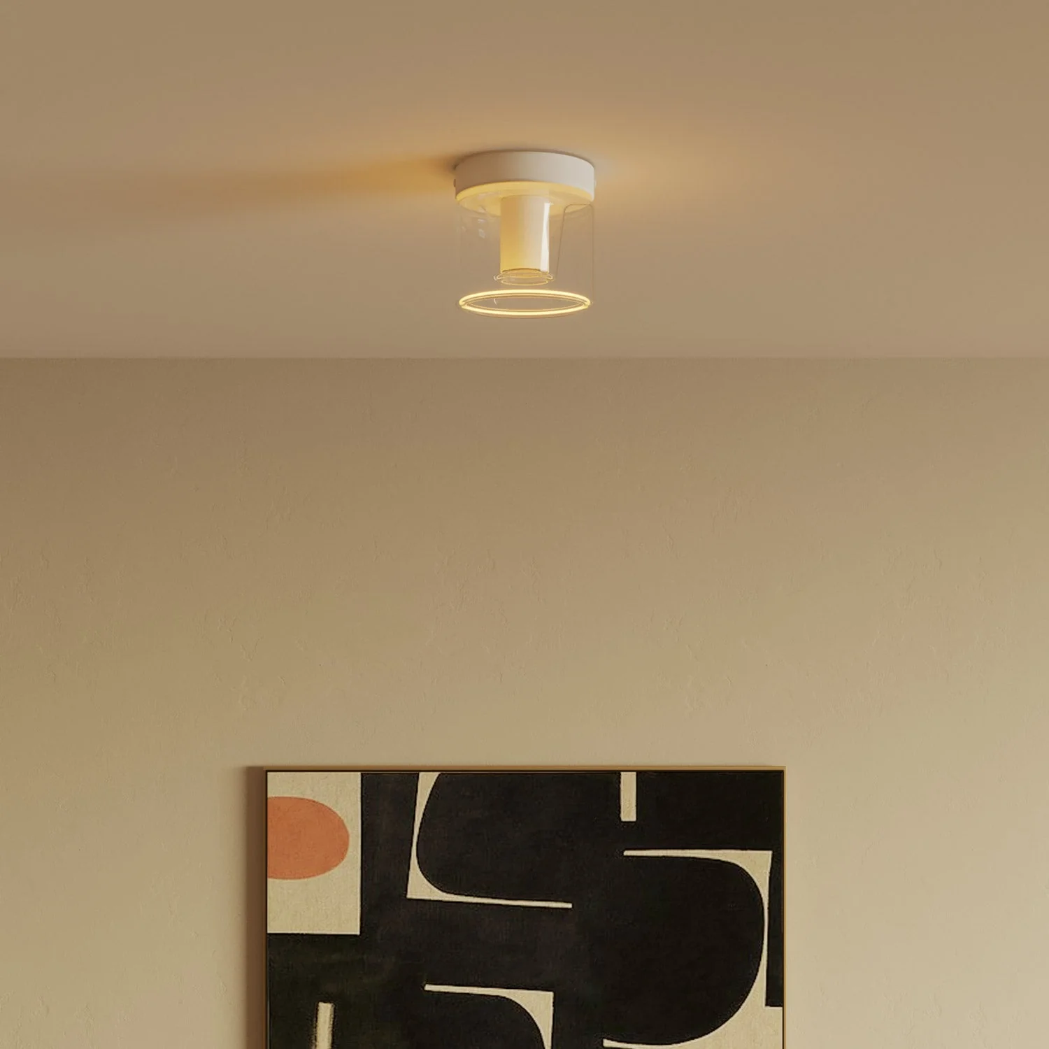 Fermaluce wall lamp Matt white with G03 bulb - Image 3