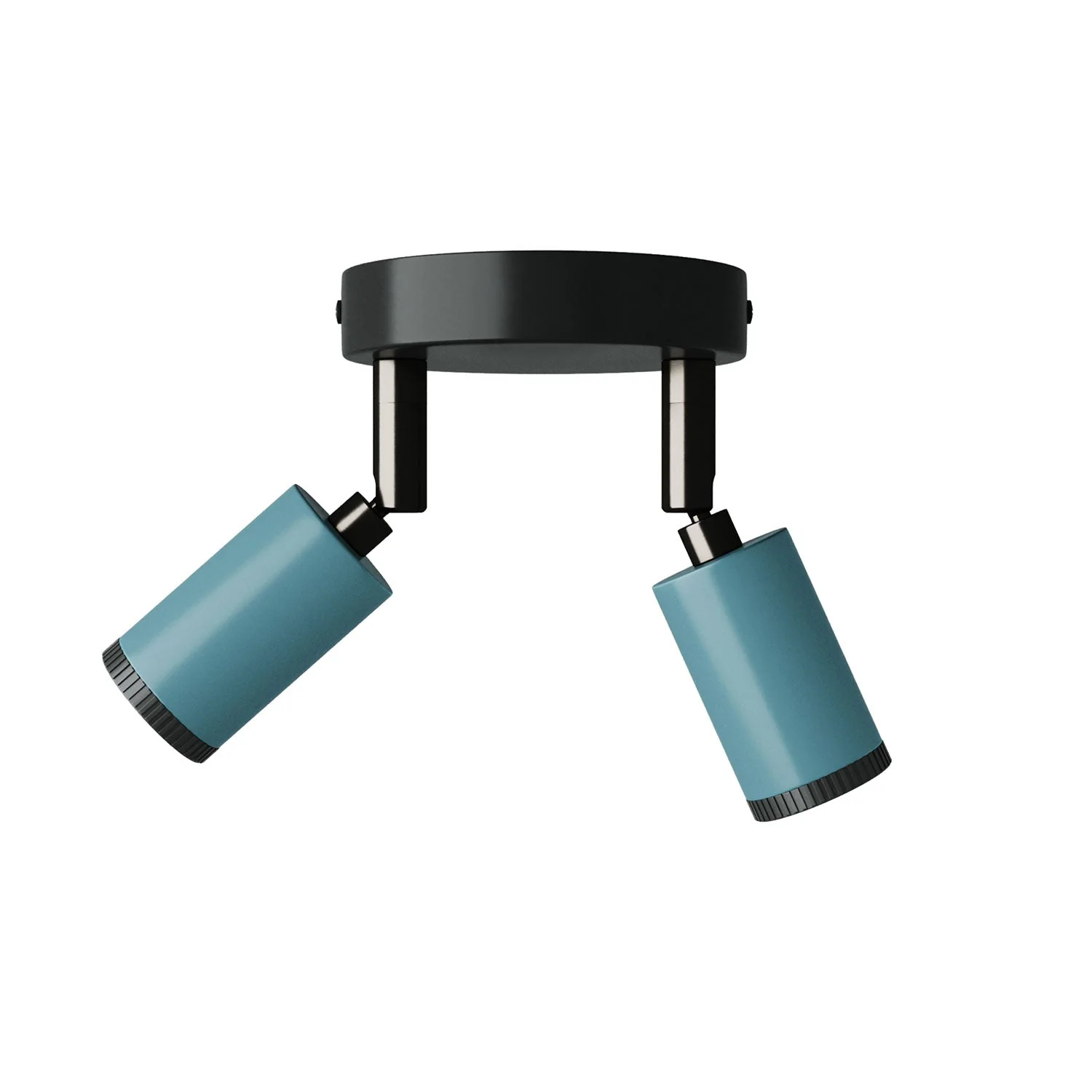 Fermaluce with 2 adjustable Mini Spotlight GU1d0 - Petrol