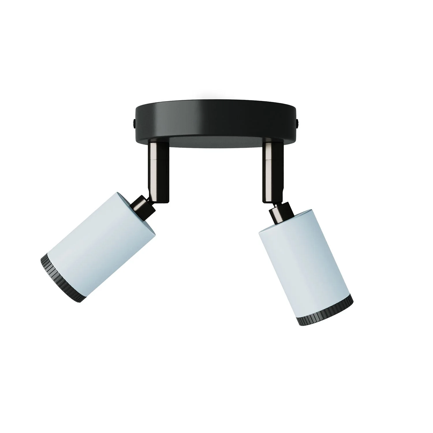 Fermaluce with 2 adjustable Mini Spotlight spotlights GU1d0 - Powder blue