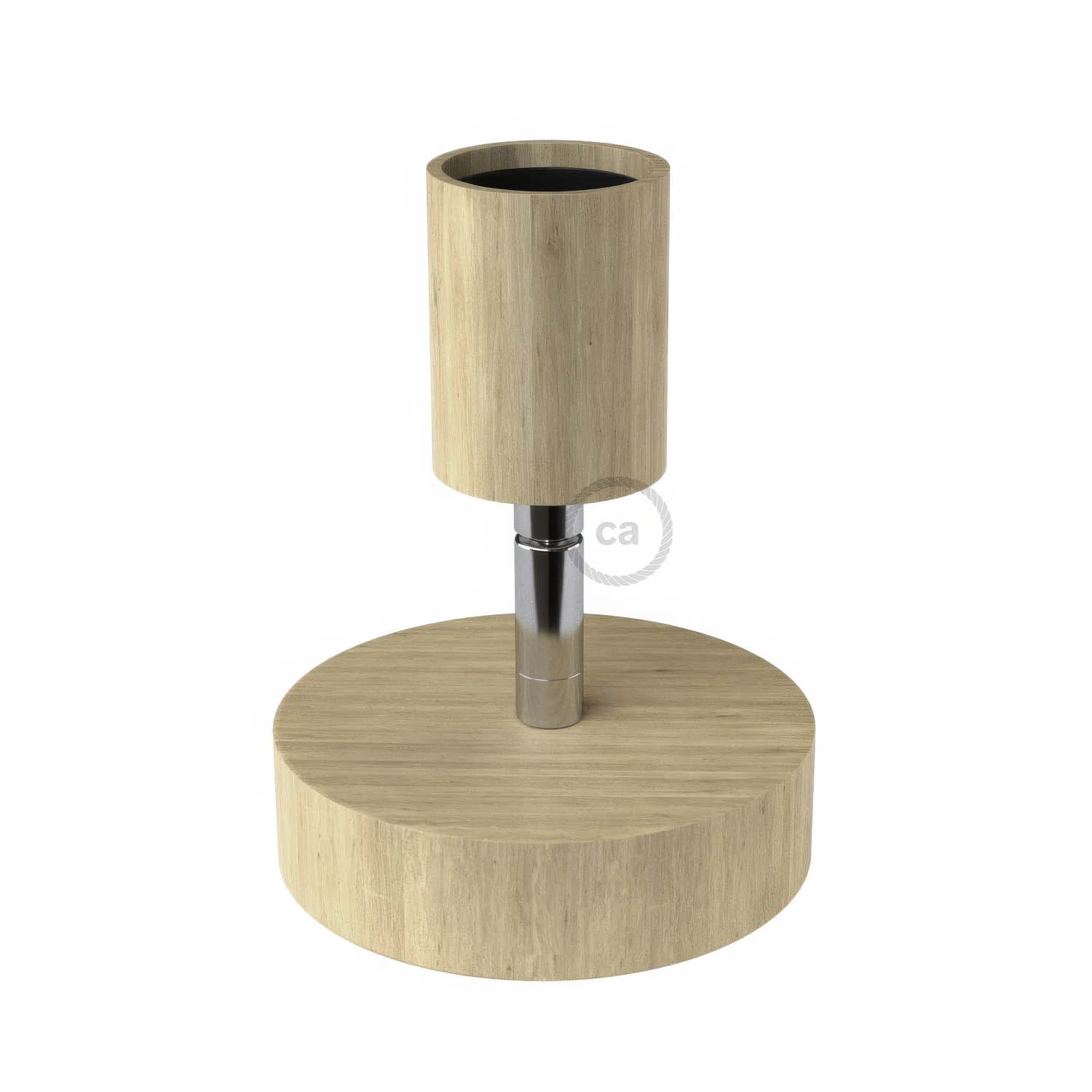 Fermaluce Wood 90°, the natural wood flush light for your wall or ceiling - Neutral - Image 3