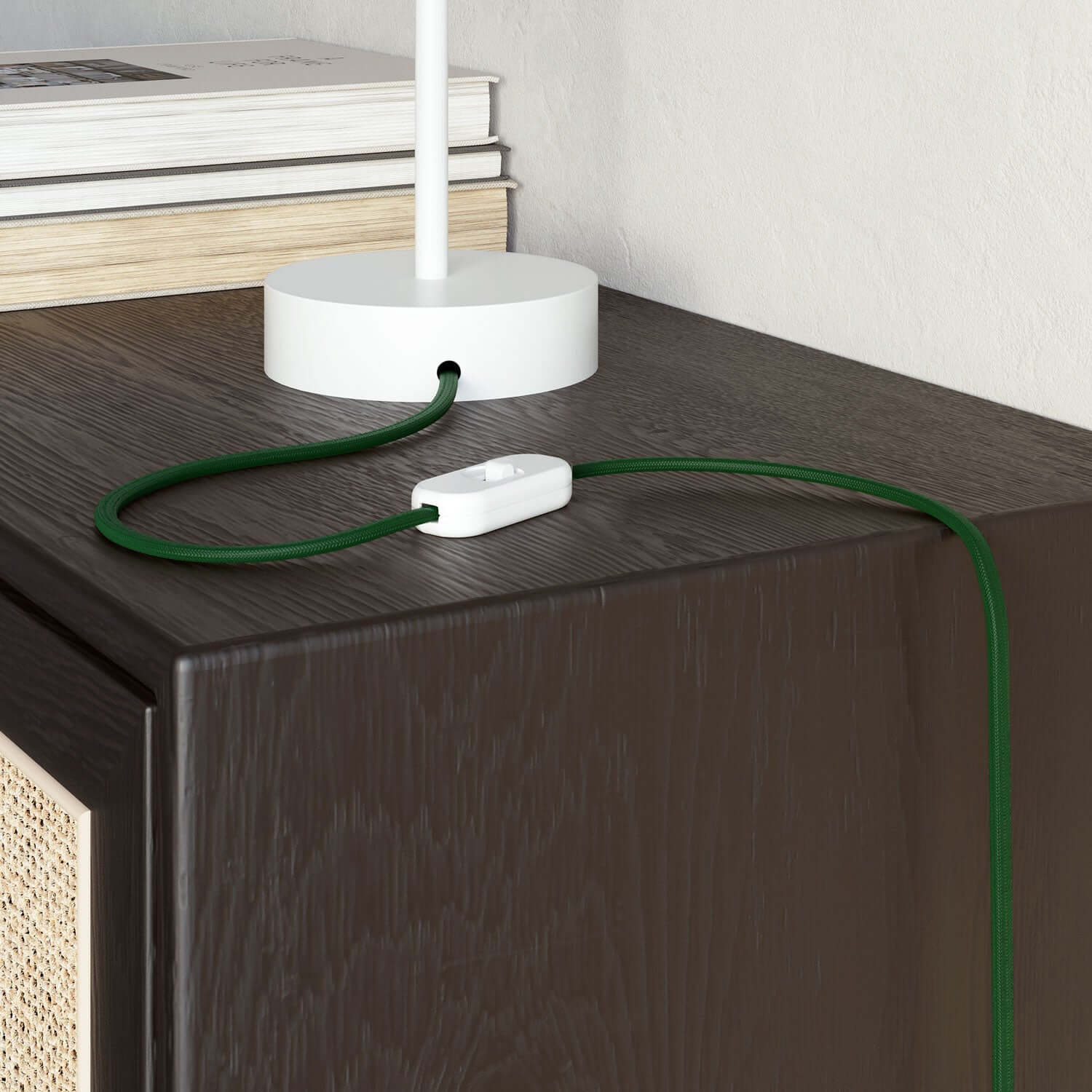 Glossy Forest Green flat electric cable - PM21 - Image 3