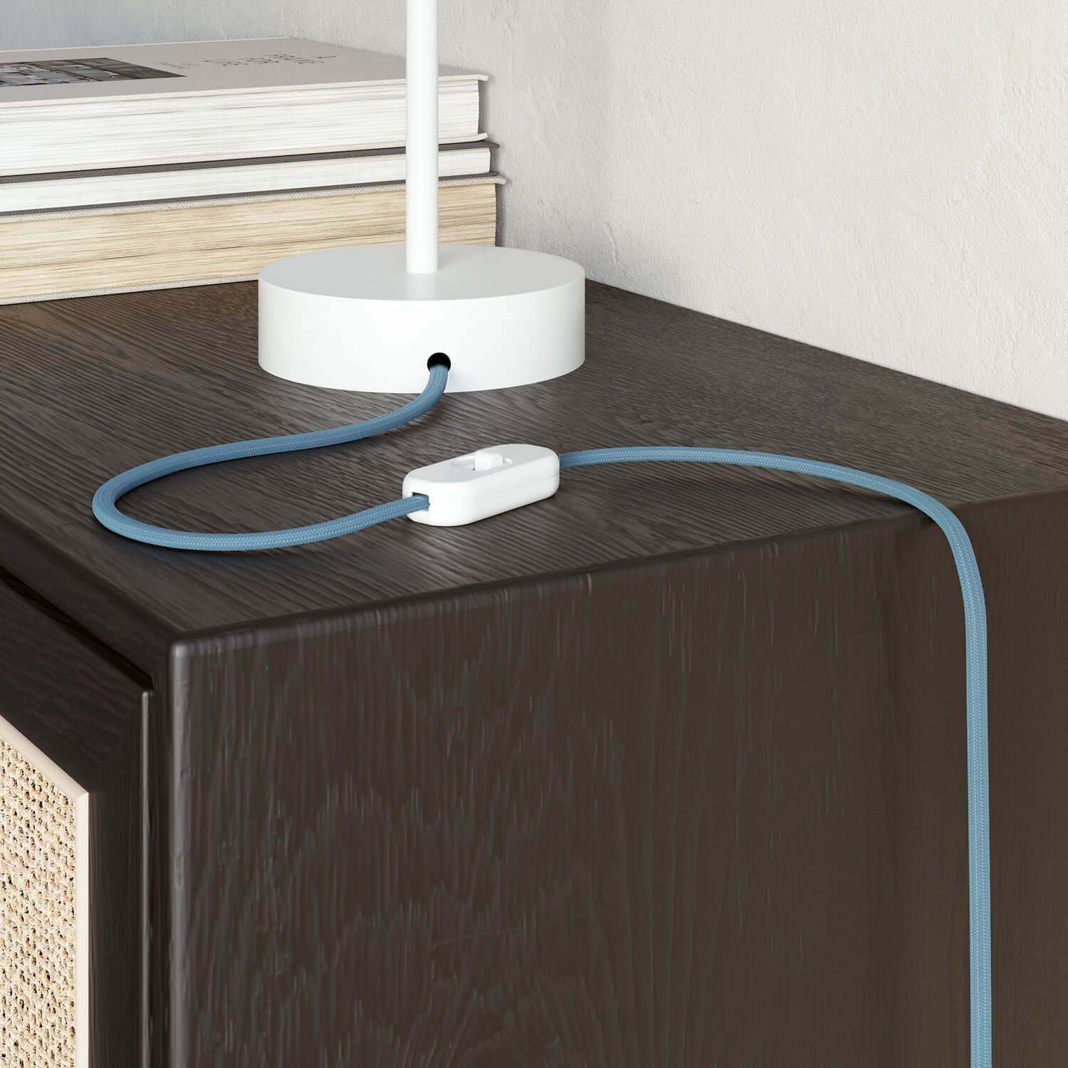 Baby Blue flat textile cable - PM17 - Image 3