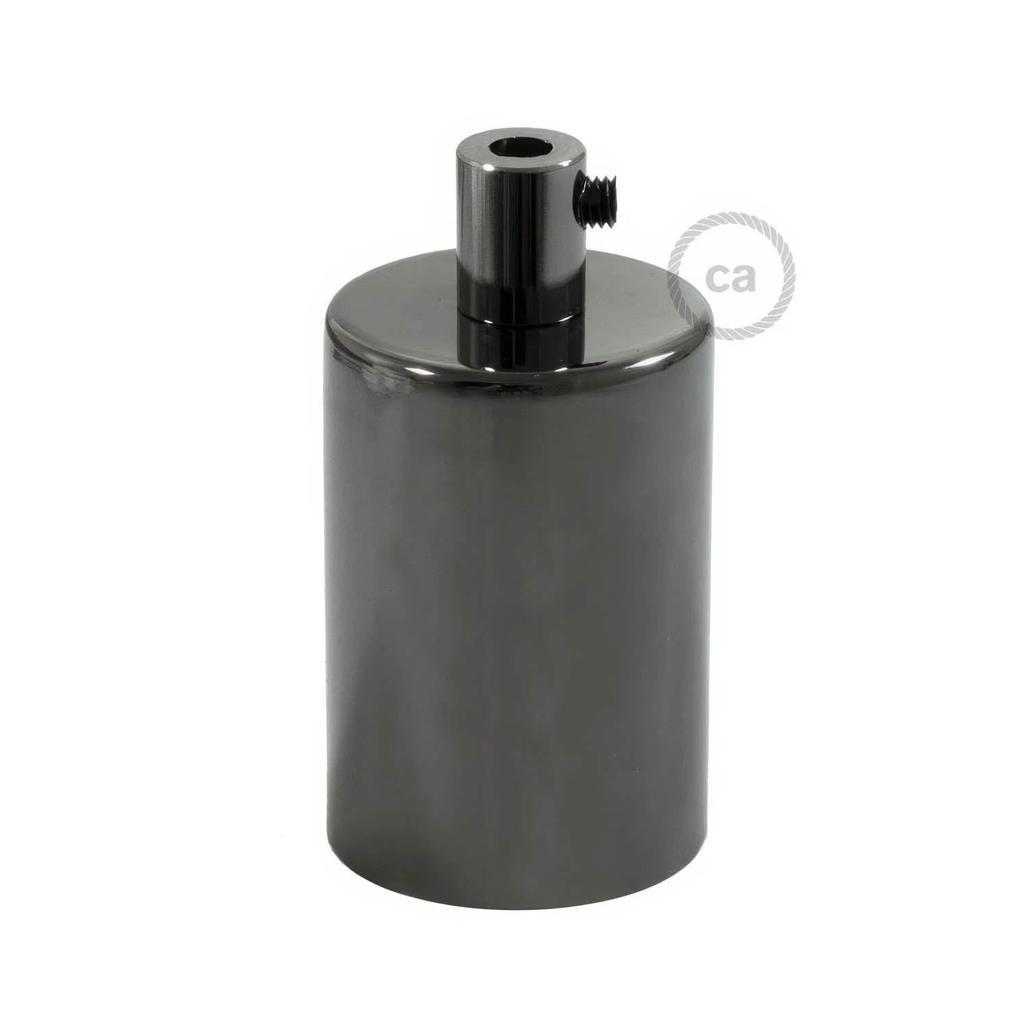 Flat Top Metal UL E26 light bulb socket kit - Black Pearl - Image 6