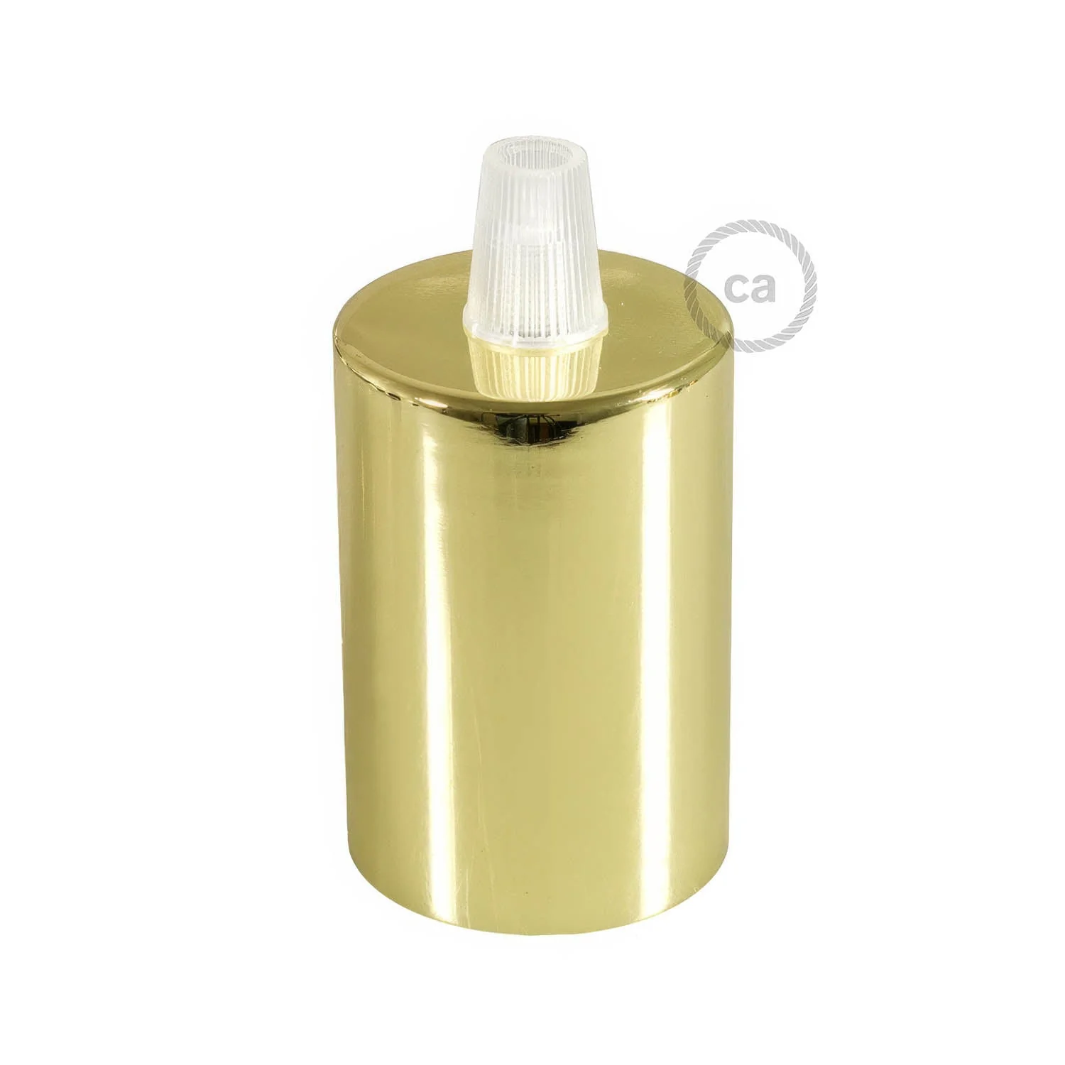 Flat Top Metal UL E26 light bulb socket kit – Brass - Image 3