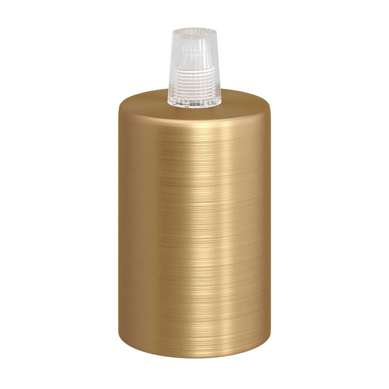 Flat Top Metal UL E26 light bulb socket kit – Brushed Bronze - Image 3