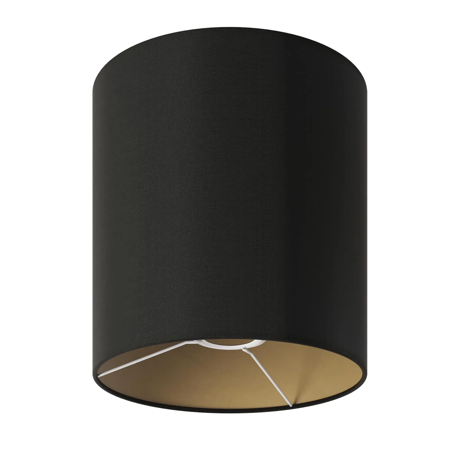 MAG-Y floor lamp with round metal base, Cilindro M lampshade and UK plug - Satin bronze - Image 4