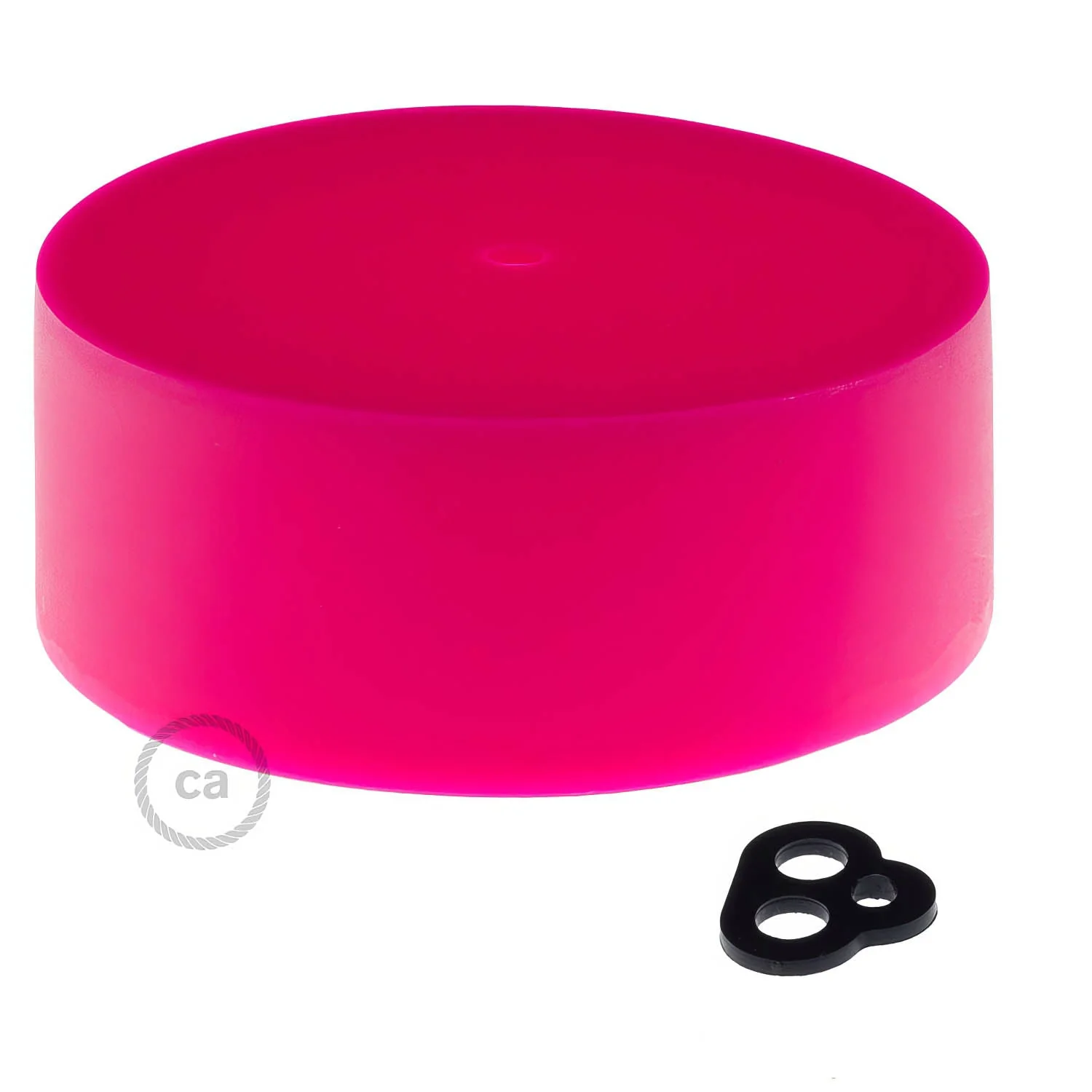 Cylindrical silicone ceiling rose kit - Fuchsia - Image 3